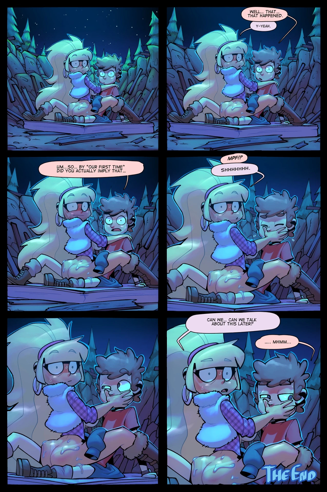 Hunted first time porn comic picture 12