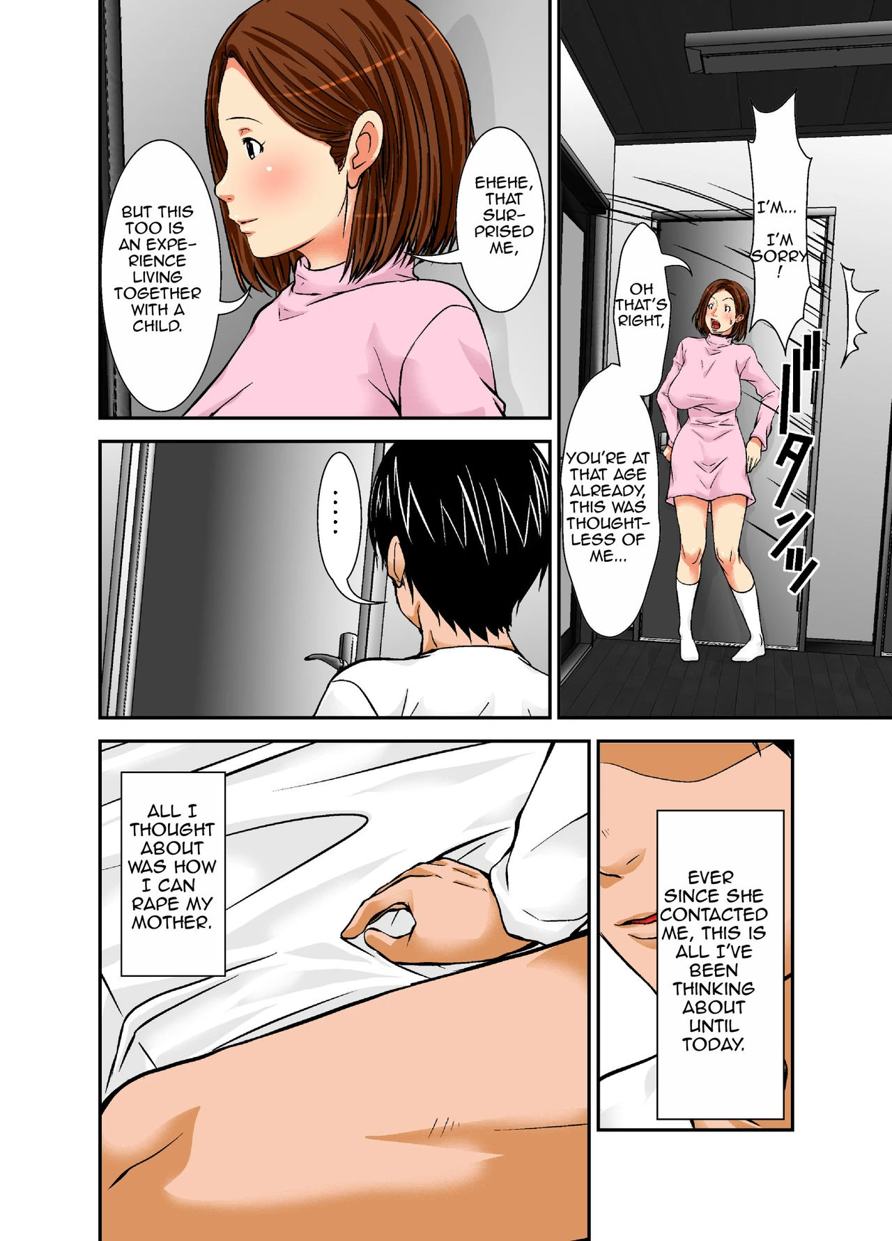I Could Only See Mom as a Woman After Seeing Her Again porn comic picture 7