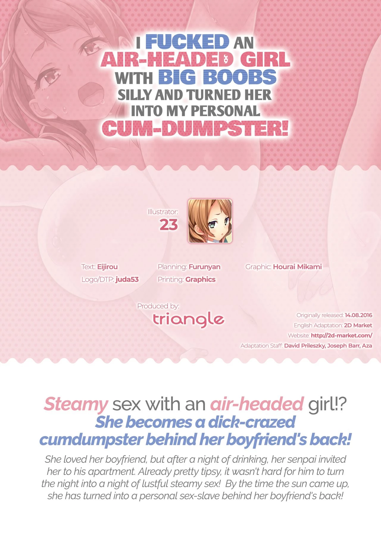 I Fucked an Air-Headed Girl with Big Boobs Silly and Turned Her into My Personal Cum-Dumpster! porn comic picture 20