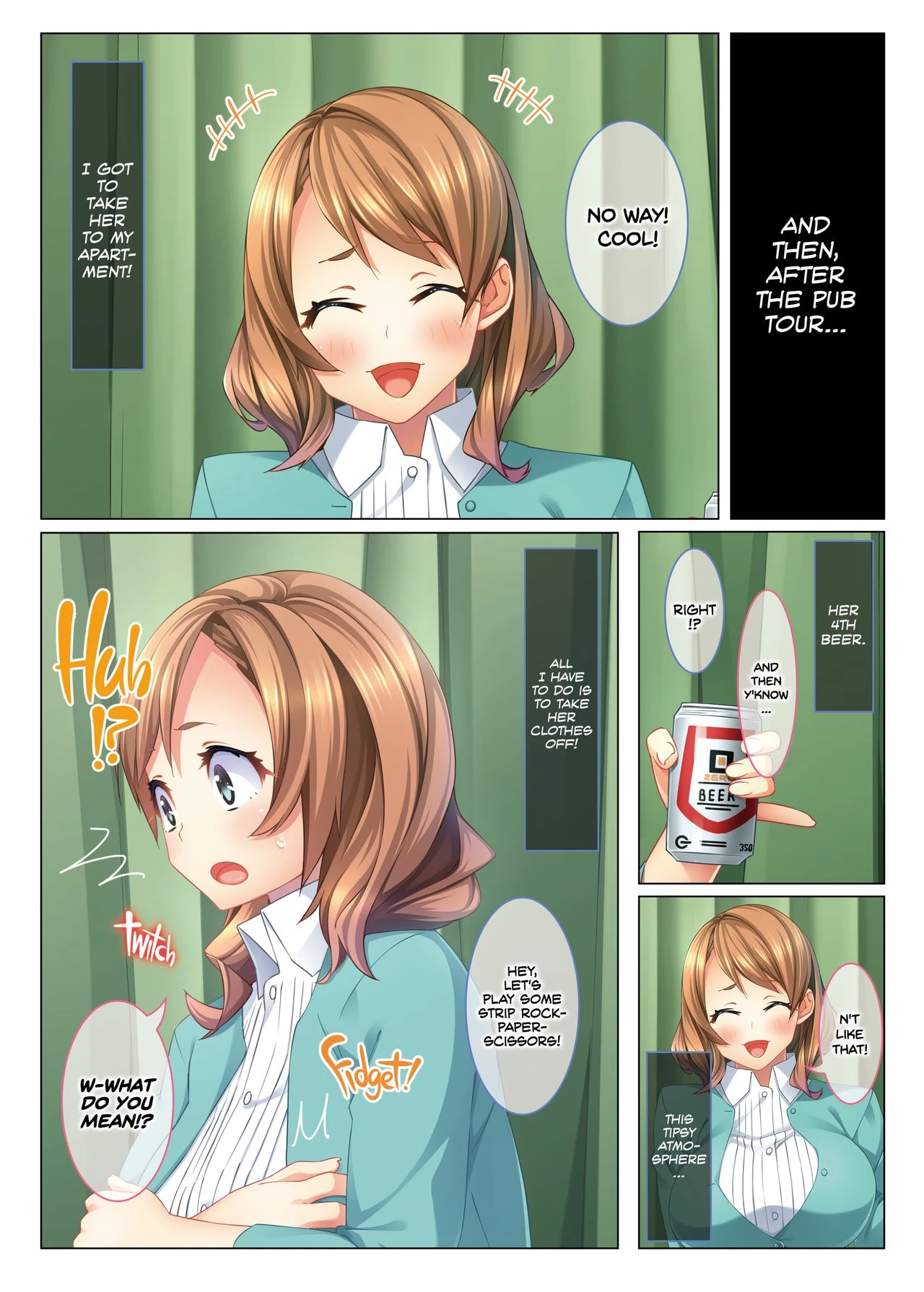 I Fucked an Air-Headed Girl with Big Boobs Silly and Turned Her into My Personal Cum-Dumpster! porn comic picture 3