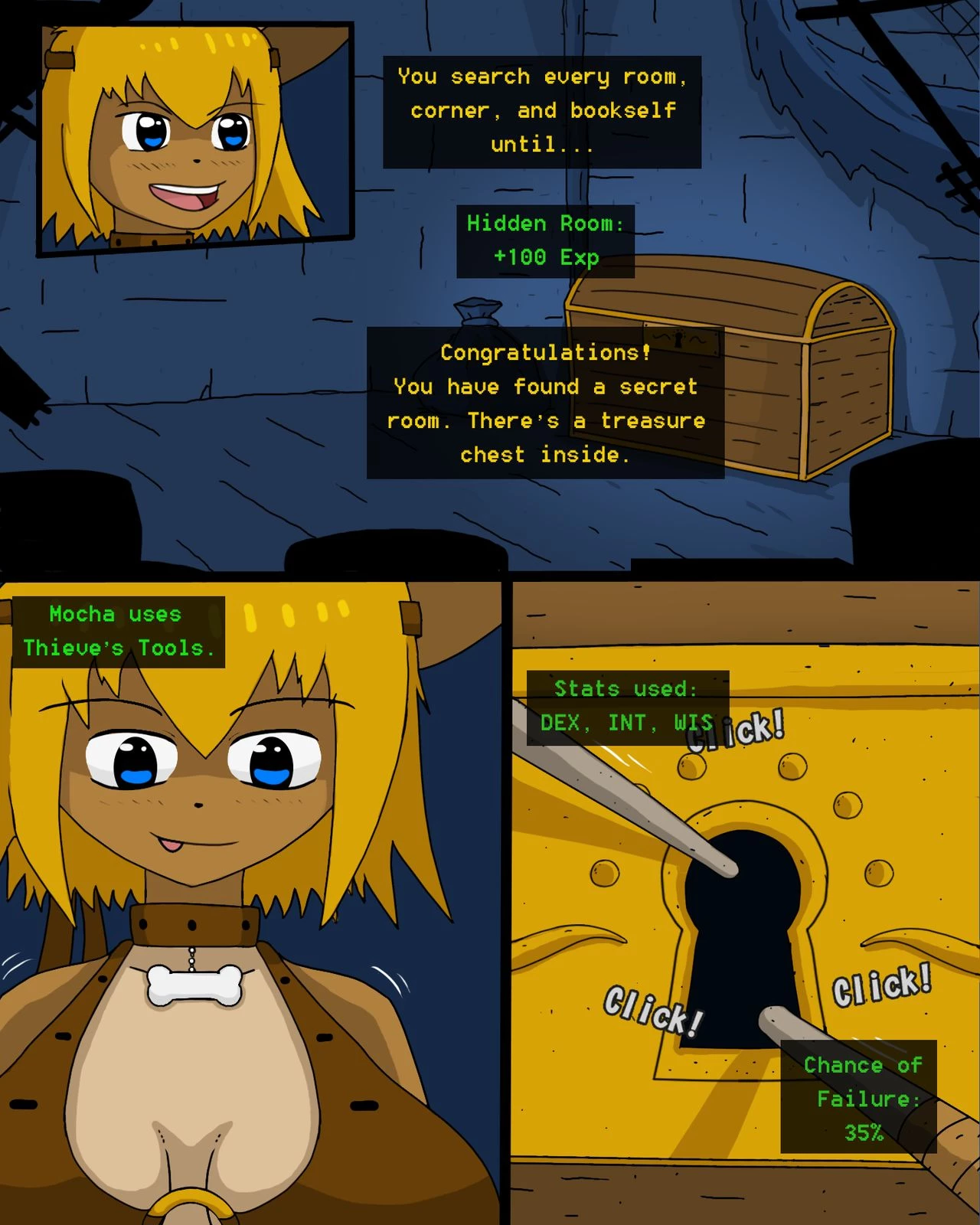 I opened a Chest and all i got was... porn comic picture 2