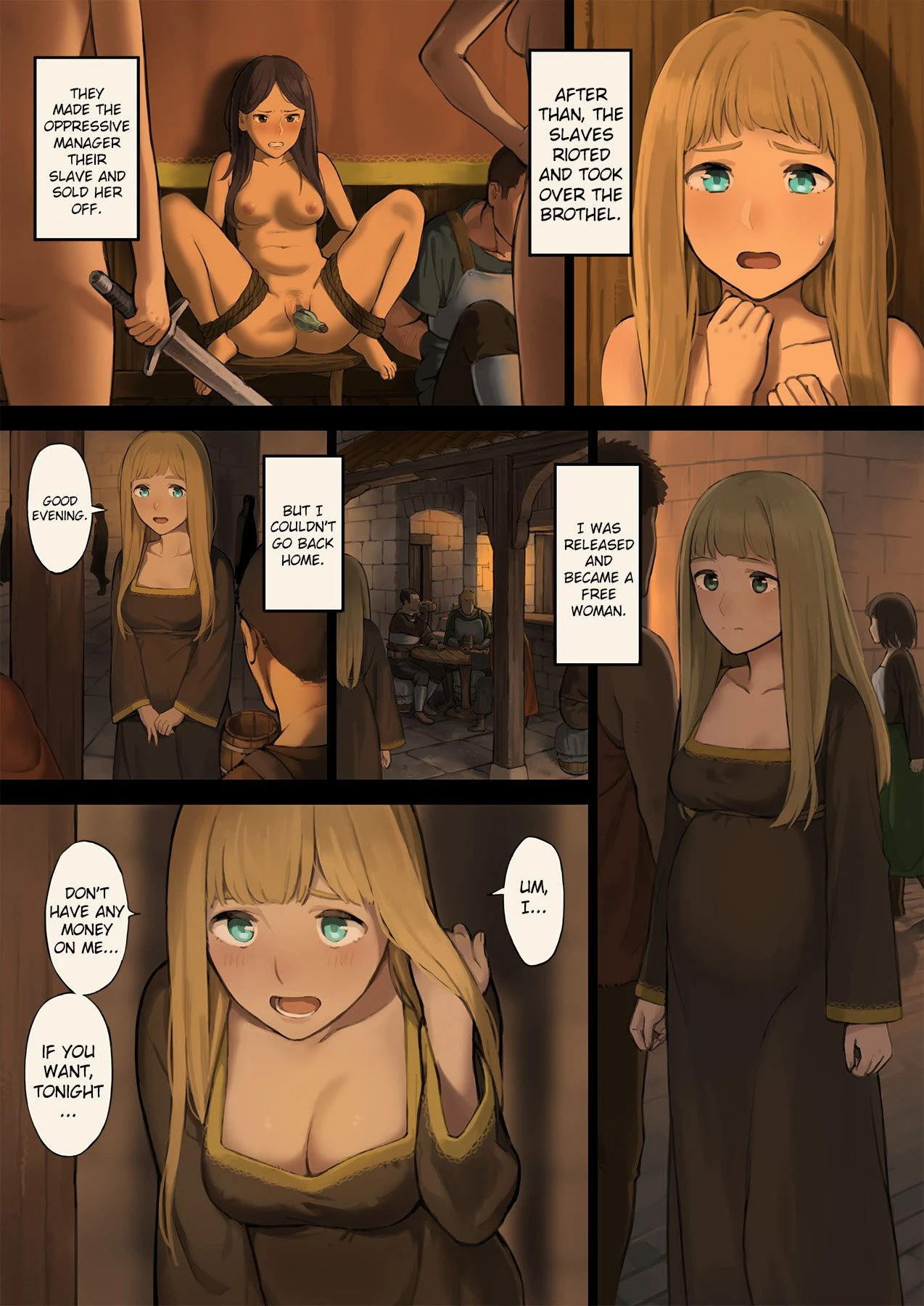 I Ran into Bandits in the Forest and Was Captured... porn comic picture 22
