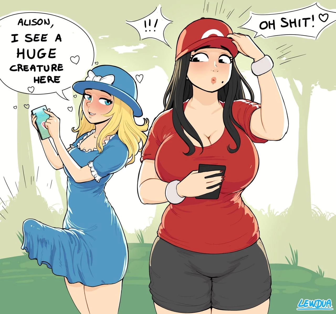 I see a huge creature here porn comic picture 2