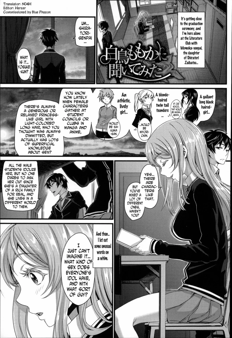 I Tried Asking Shiratori Momoka porn comic picture 1