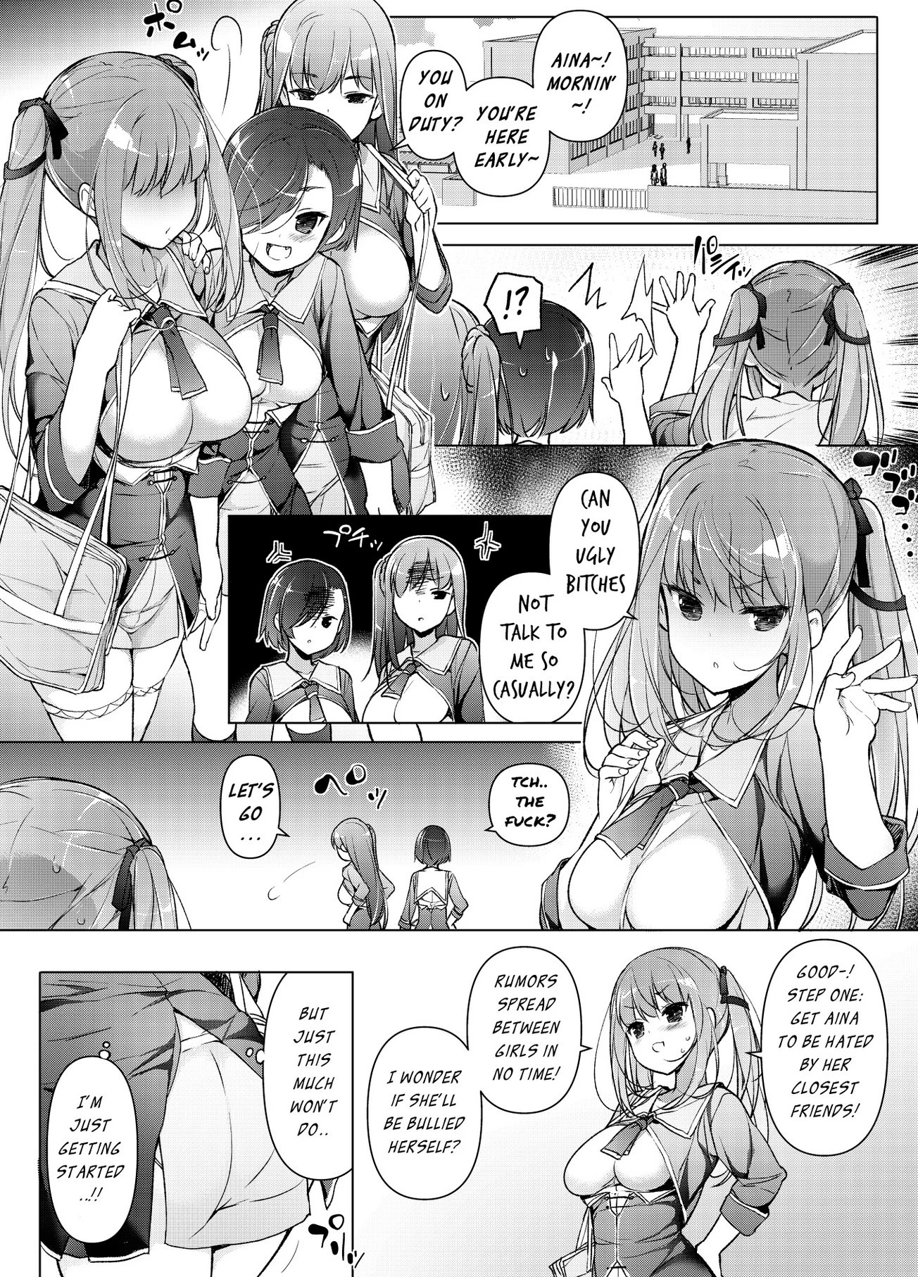 I turned into the Girl who Bullied Me porn comic picture 17