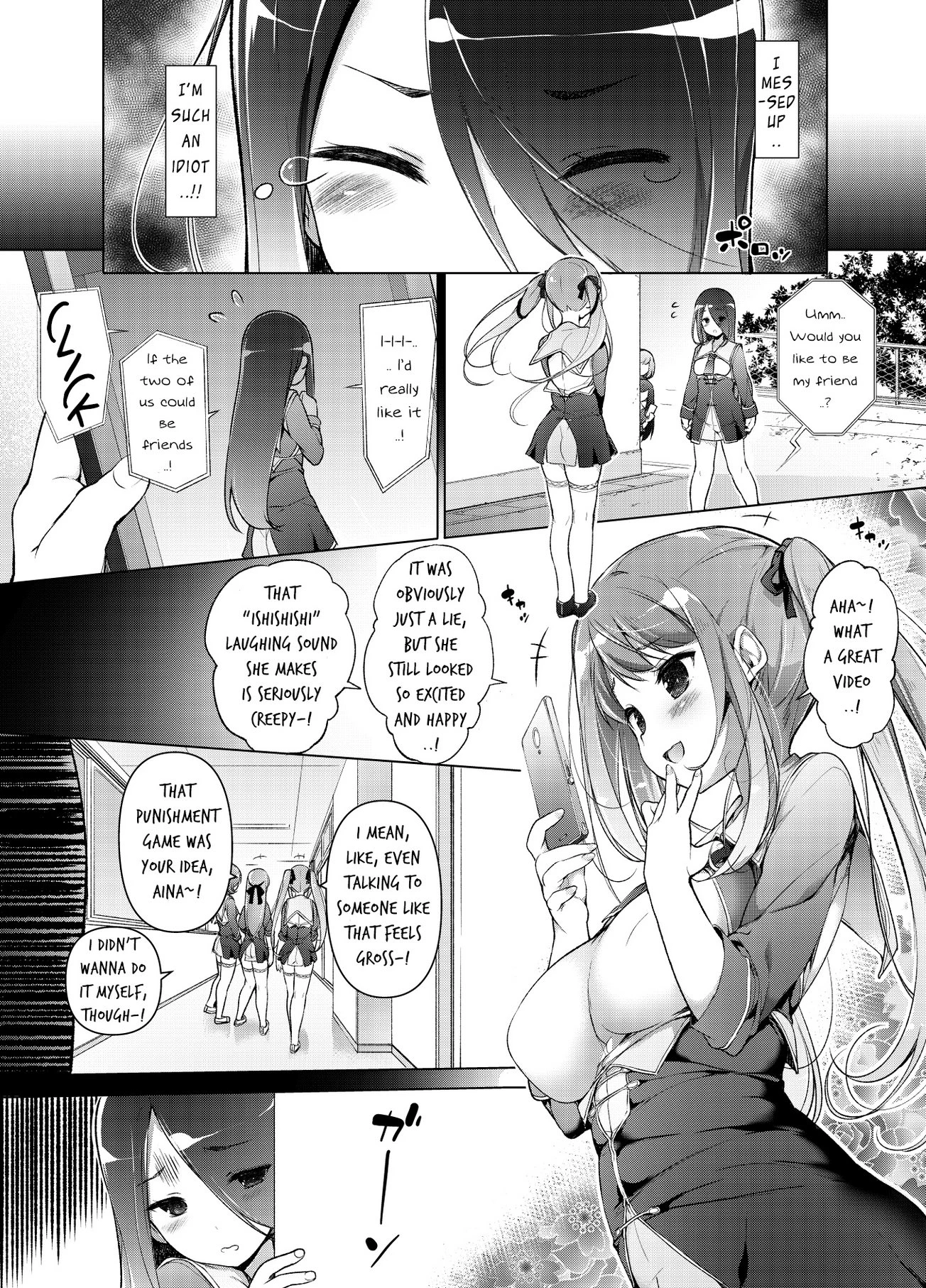 I turned into the Girl who Bullied Me porn comic picture 3