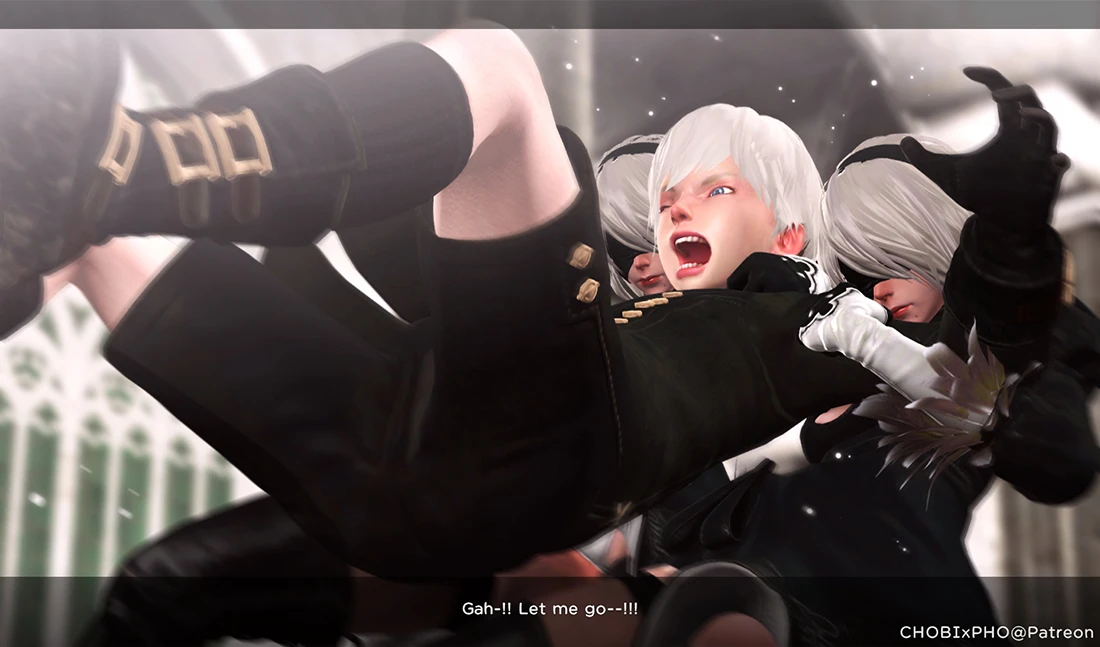 I WANT [2B] WITH YOU porn comic picture 4