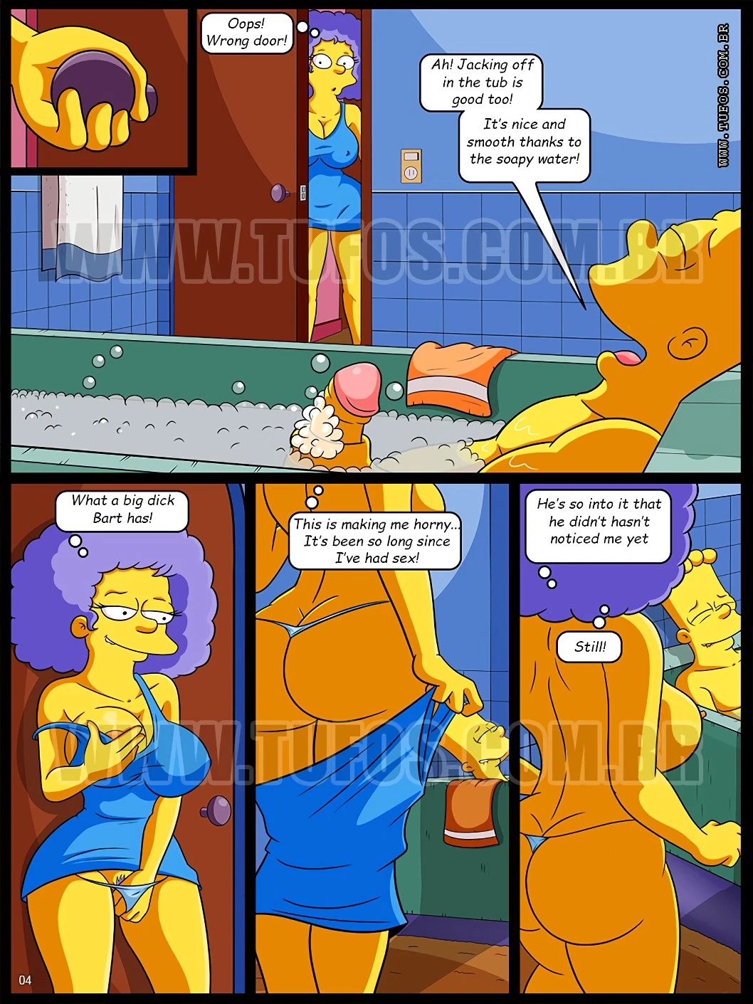 In the Bath with the Aunts porn comic picture 3