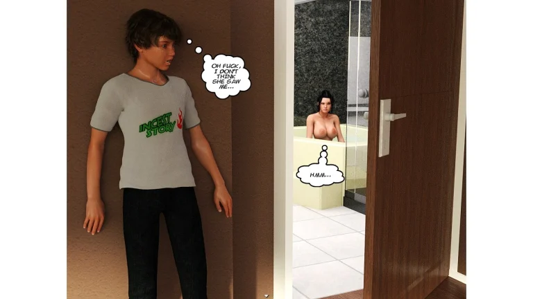 Incest story 2 - Mom porn comic picture 12