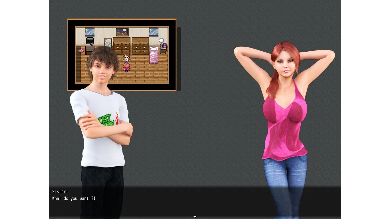 Incest story - Sister porn comic picture 1