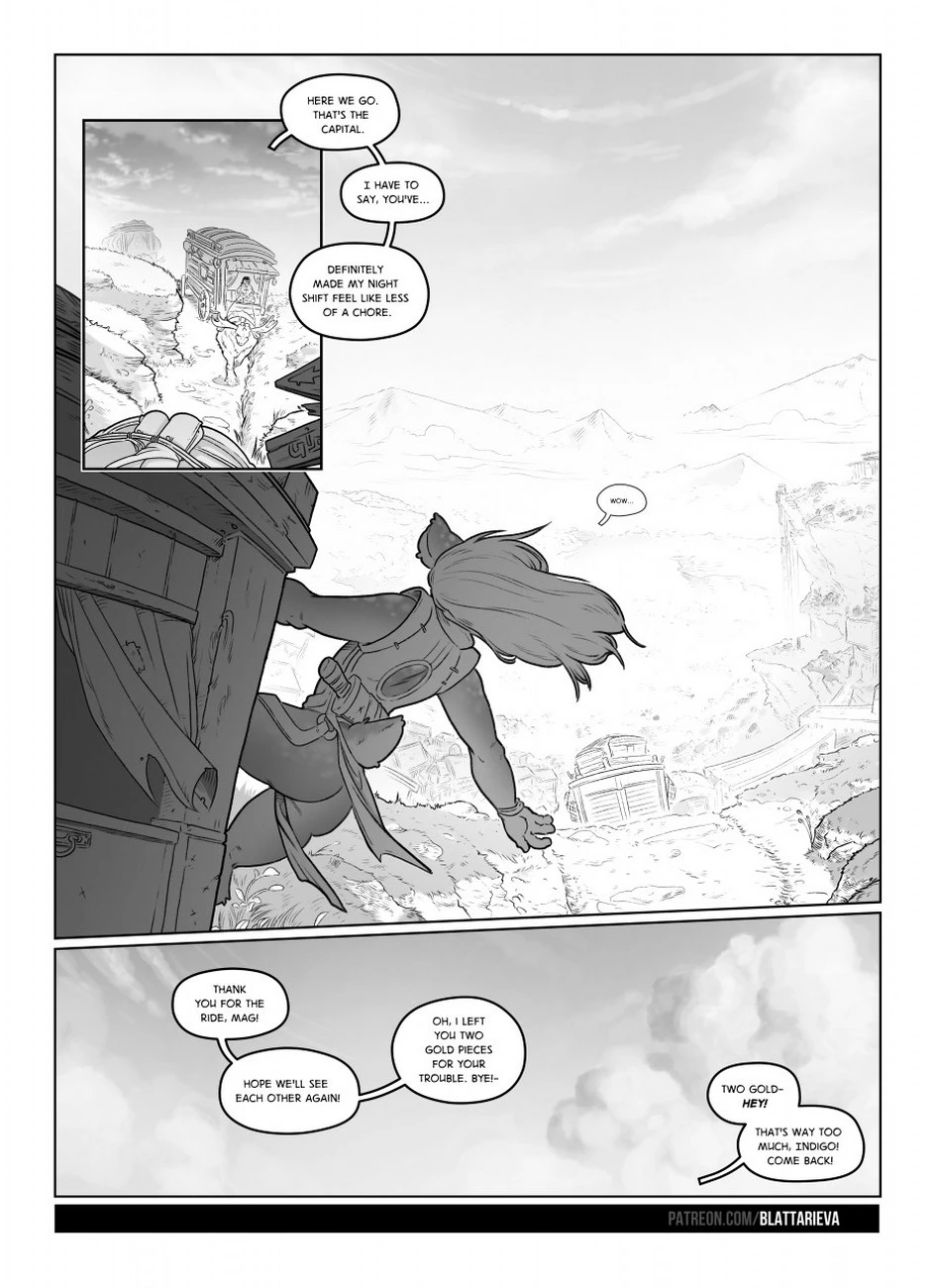 Indigo Hitches a Ride porn comic picture 7