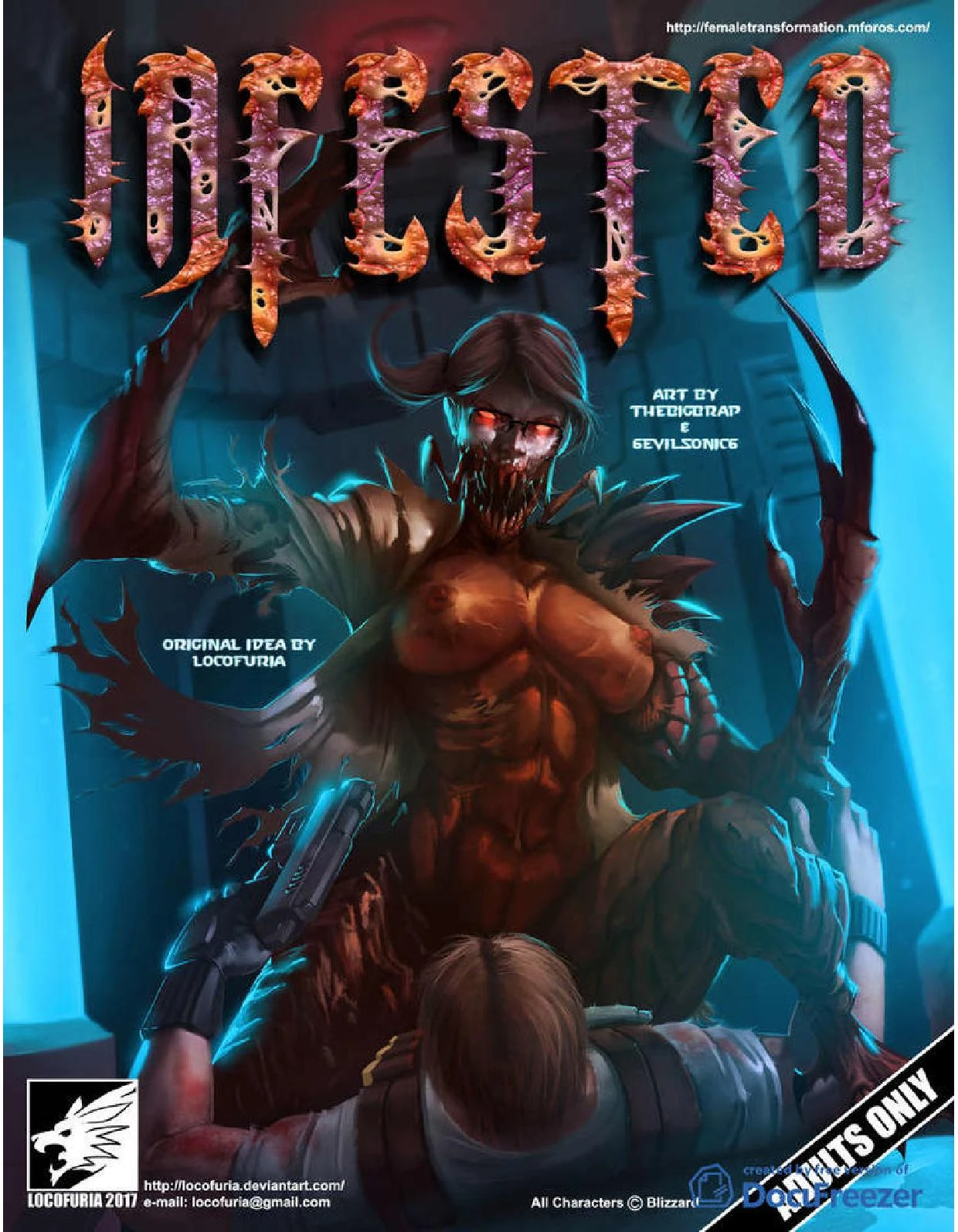 Infested porn comic picture 1