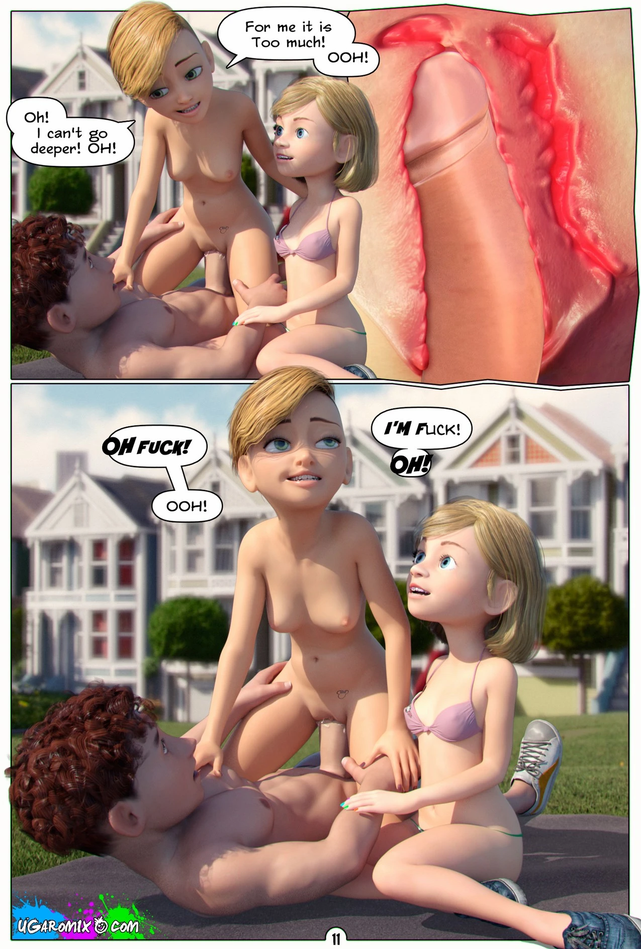 Inside Riley Ep6. In The Park With Rapunzel porn comic picture 12