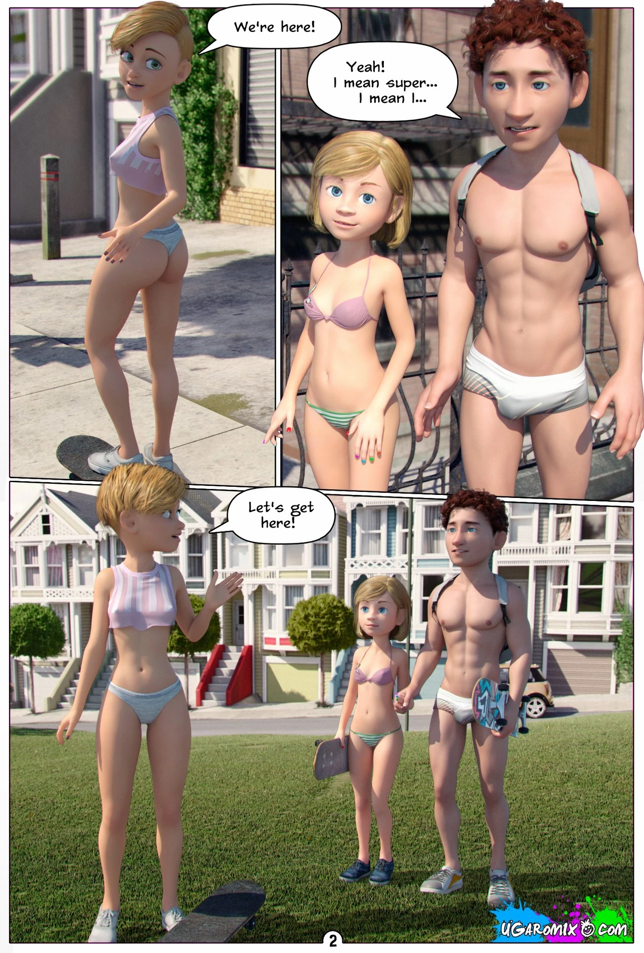 Inside Riley Ep6. In The Park With Rapunzel porn comic picture 3