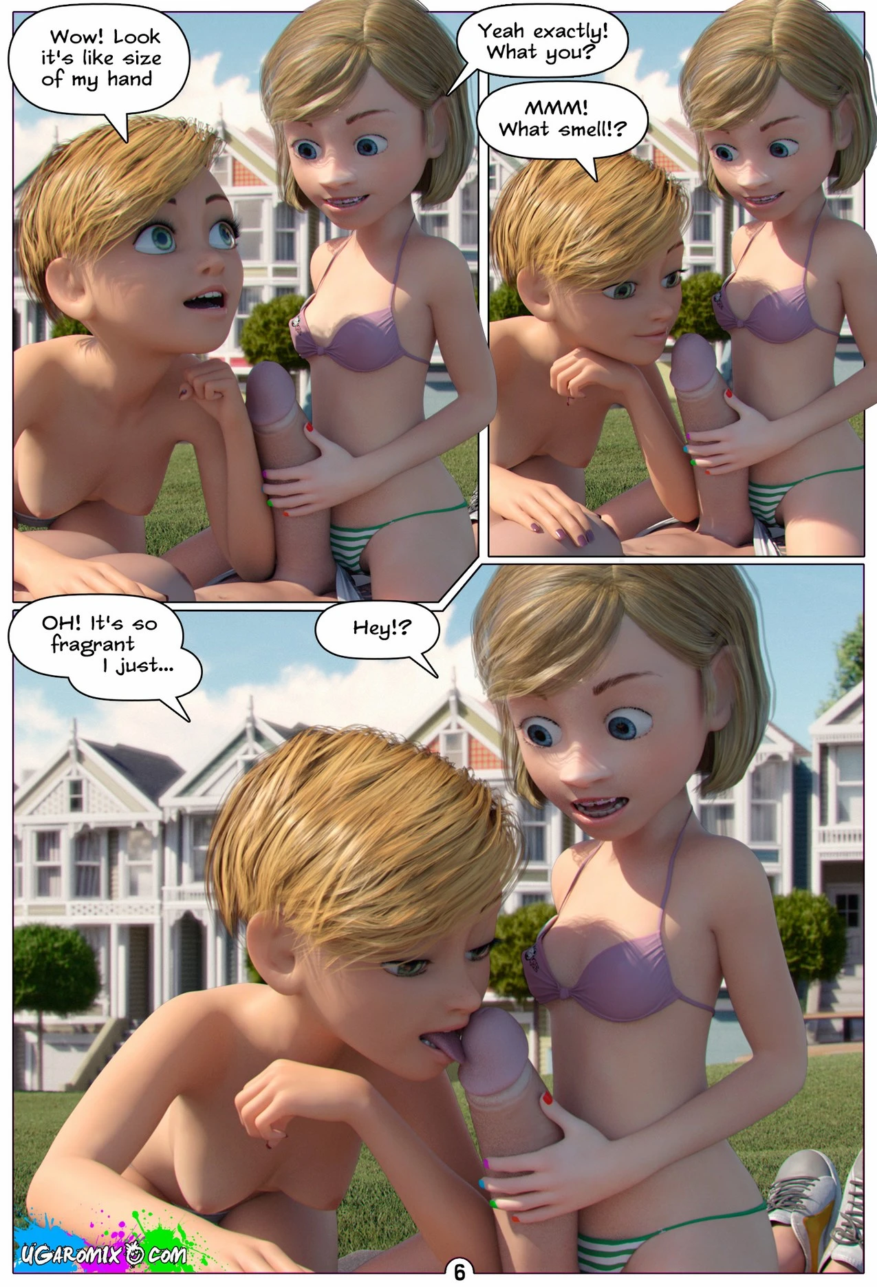 Inside Riley Ep6. In The Park With Rapunzel porn comic picture 7
