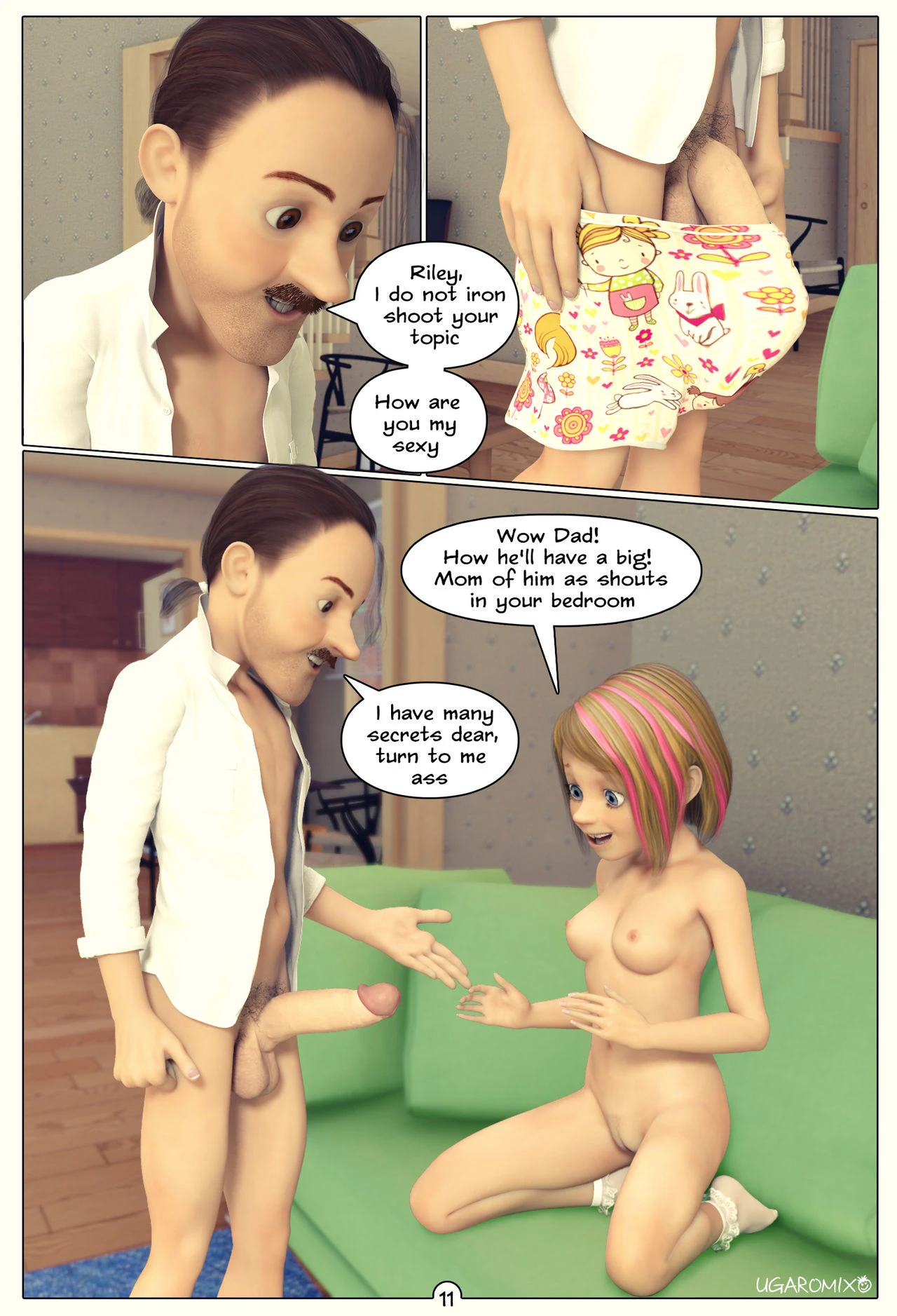 Inside Riley. Mosquito Bite porn comic picture 12