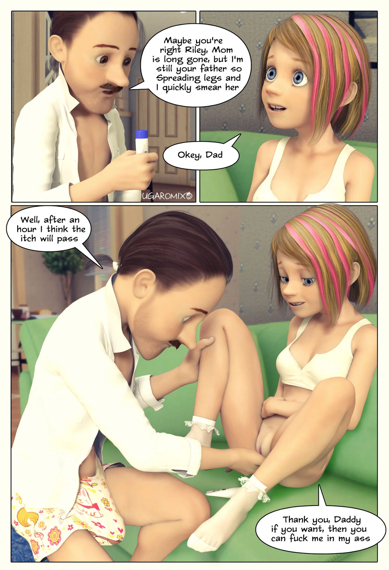 Inside Riley. Mosquito Bite porn comic picture 9