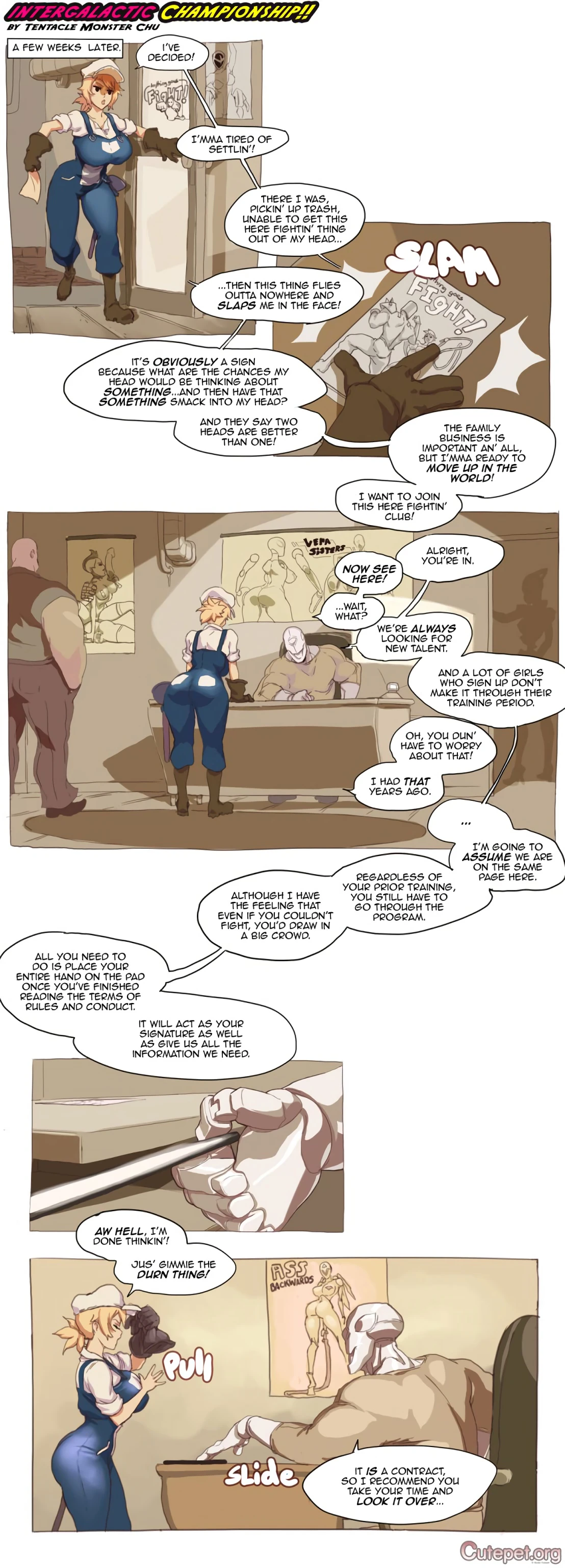 Intergalactic Championship!! porn comic picture 9