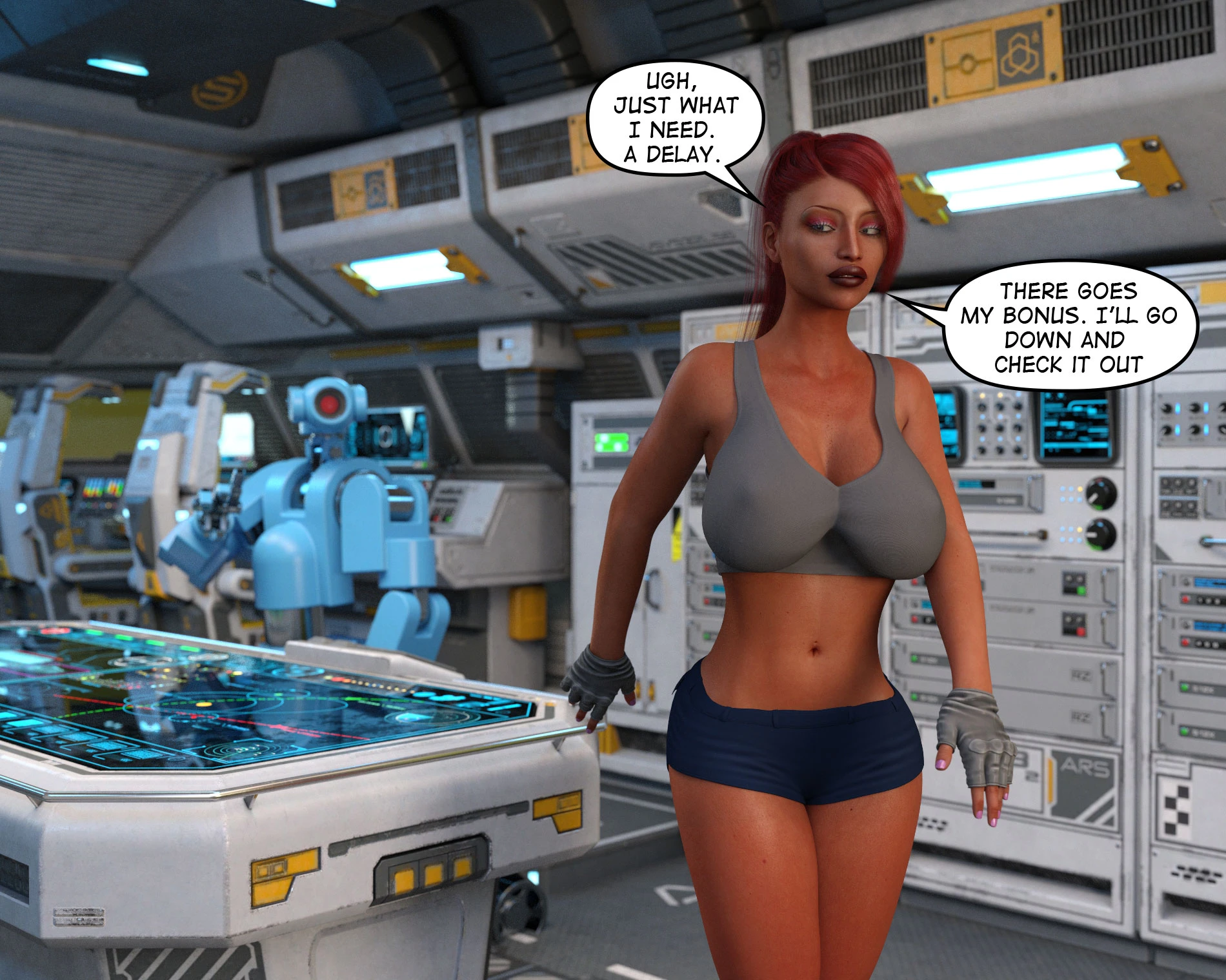 Interspecies Communication: The Stowaway porn comic picture 15