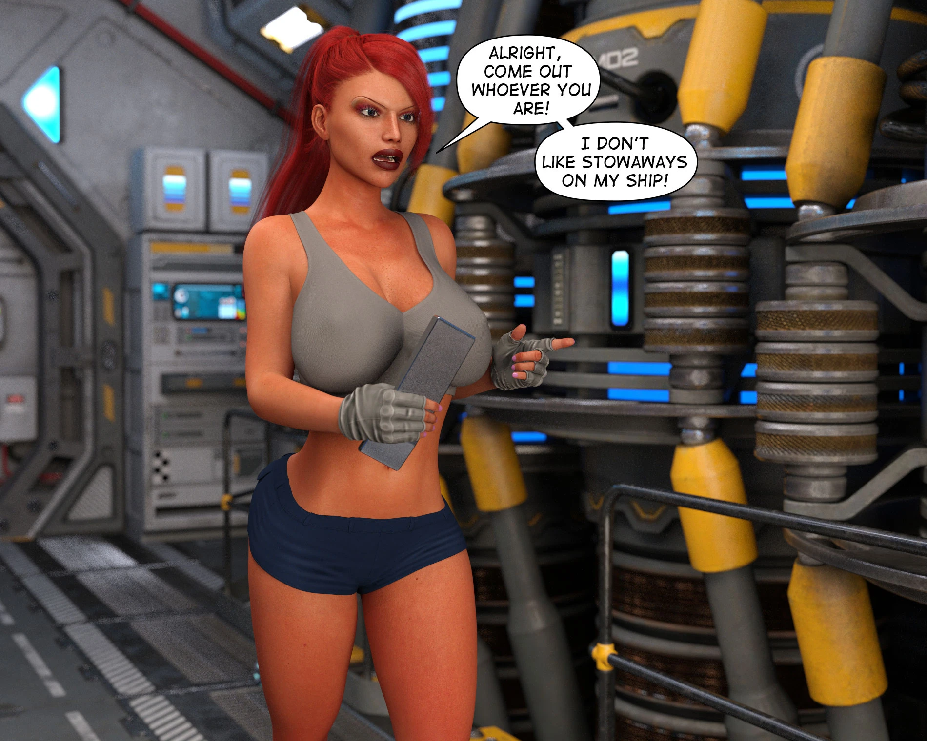 Interspecies Communication: The Stowaway porn comic picture 19