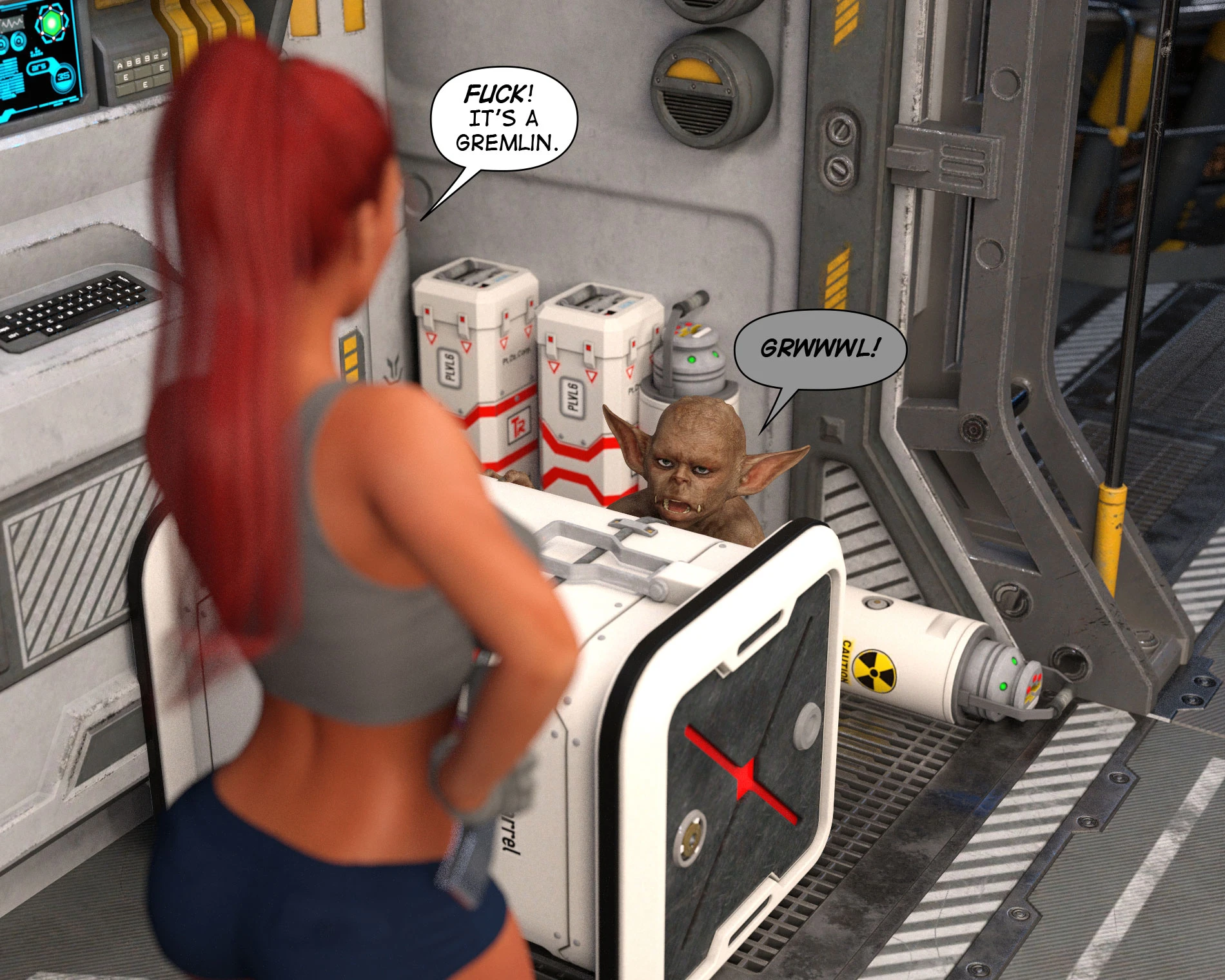 Interspecies Communication: The Stowaway porn comic picture 20