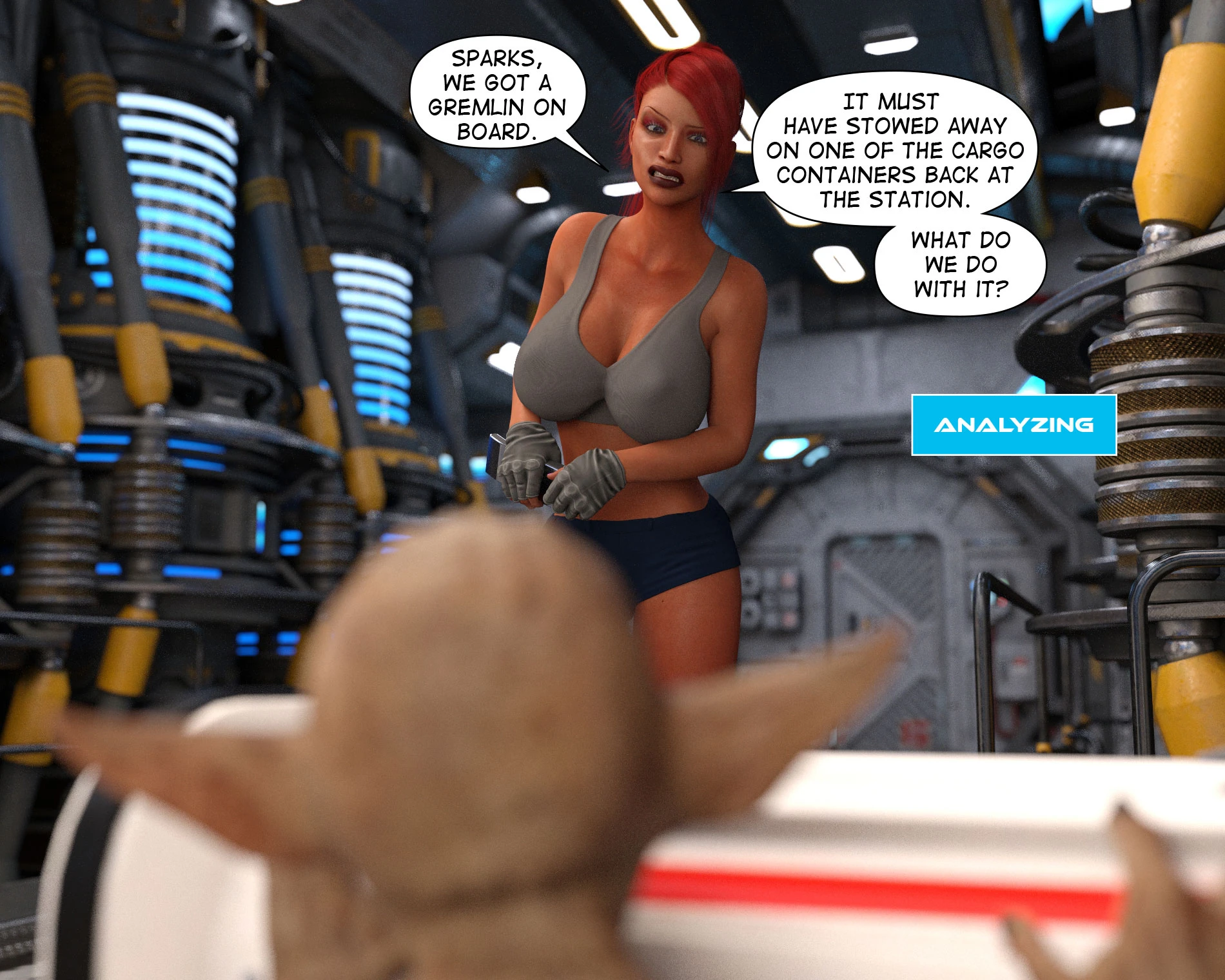 Interspecies Communication: The Stowaway porn comic picture 21