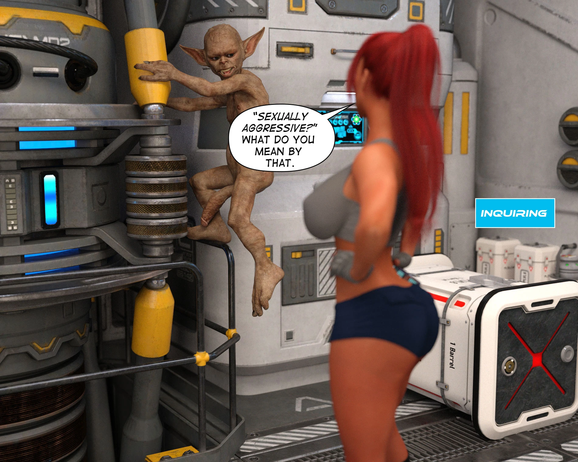 Interspecies Communication: The Stowaway porn comic picture 24
