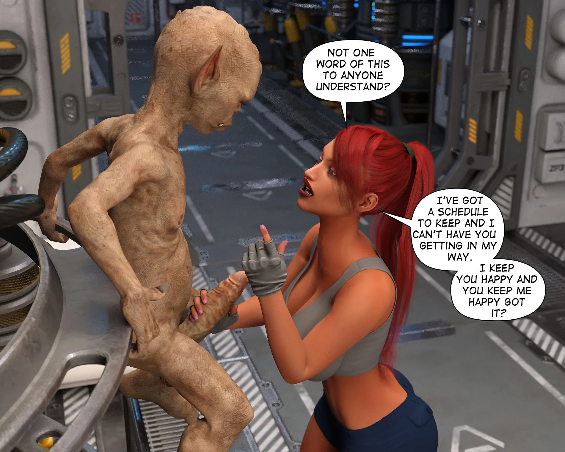 Interspecies Communication: The Stowaway porn comic picture 31