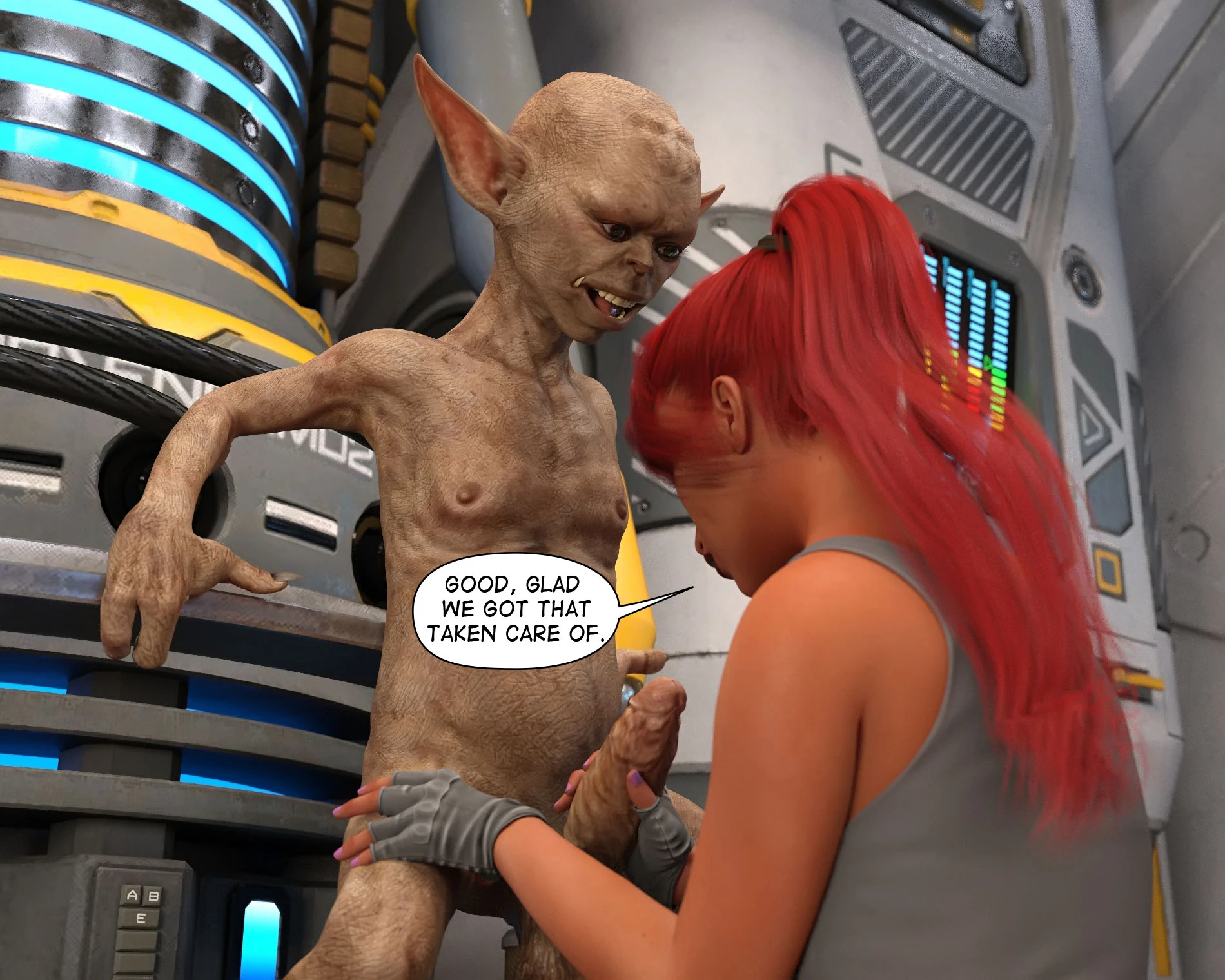Interspecies Communication: The Stowaway porn comic picture 32