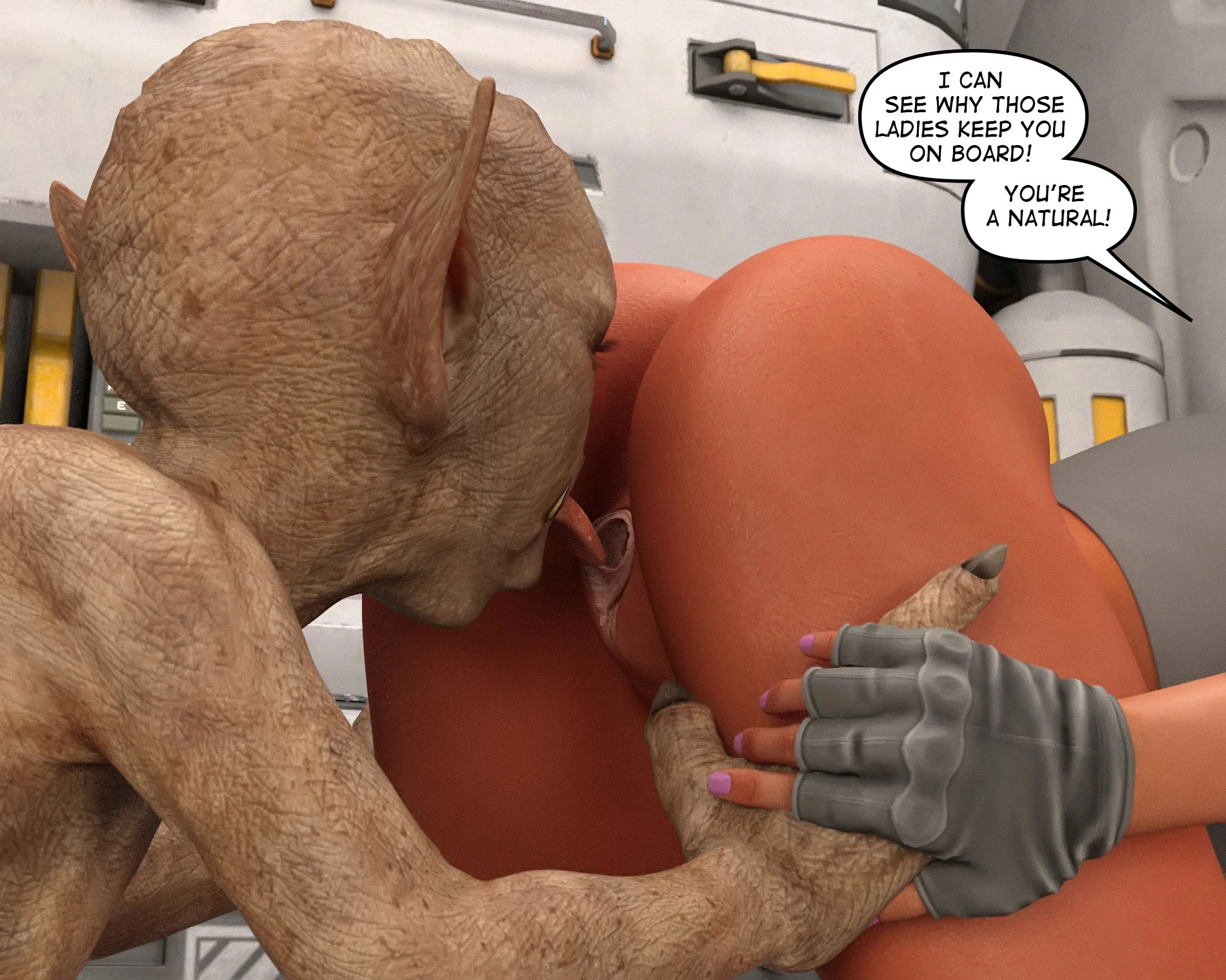 Interspecies Communication: The Stowaway porn comic picture 53