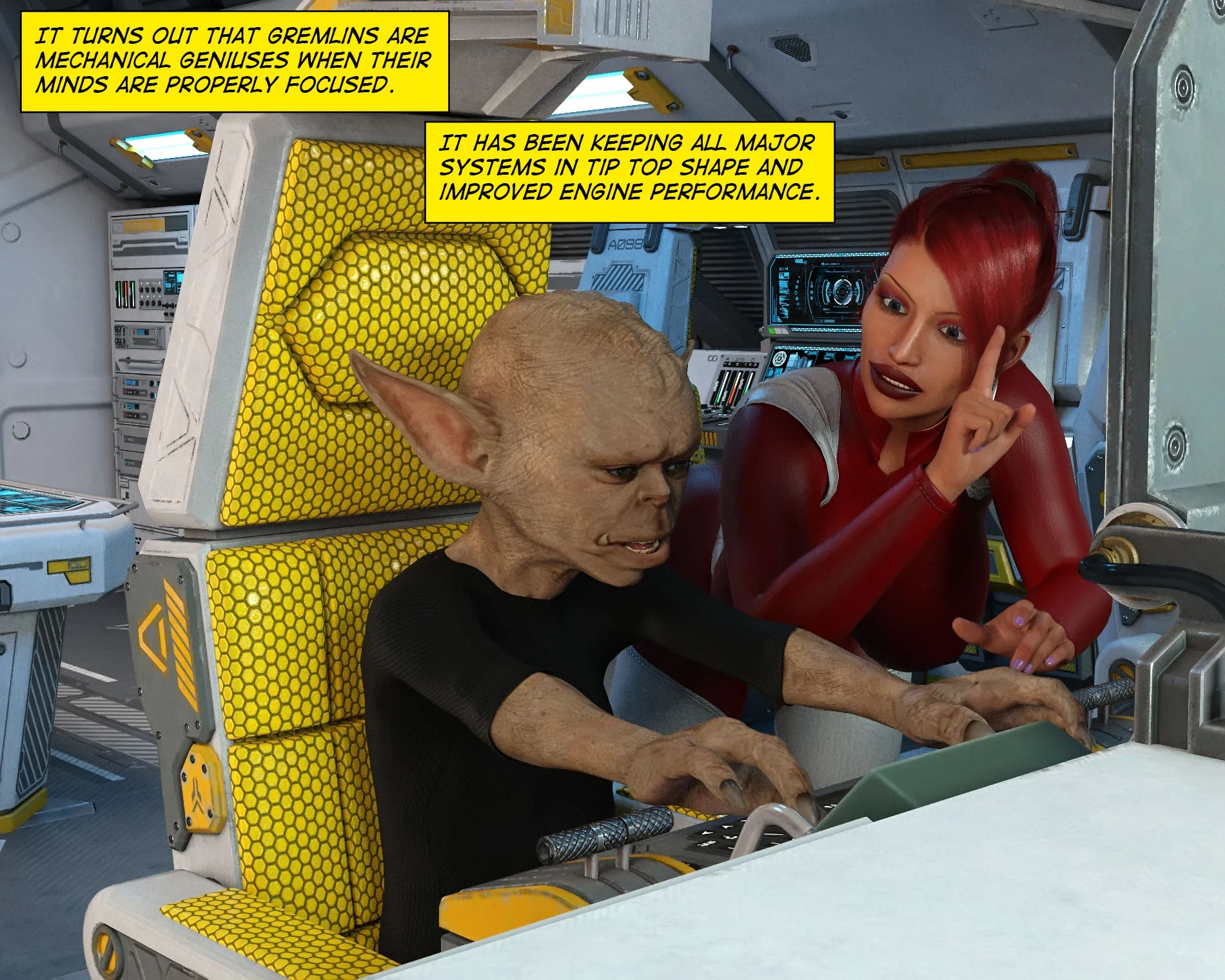 Interspecies Communication: The Stowaway porn comic picture 83