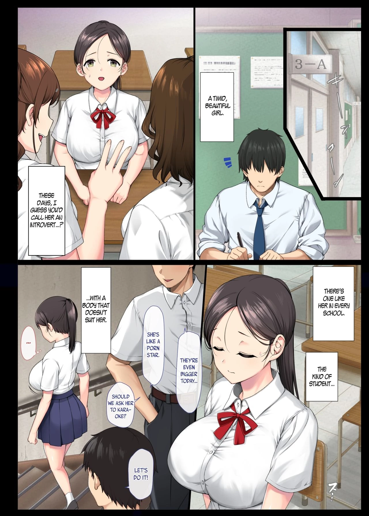 Introverted Beauty Gets Raped Over and Over by Her Homeroom Teacher porn comic picture 4