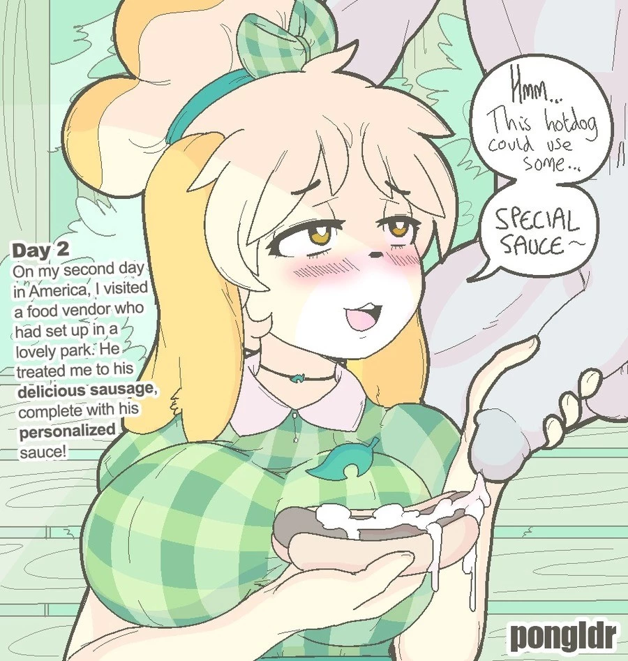 Isabelle's Vacation porn comic picture 2