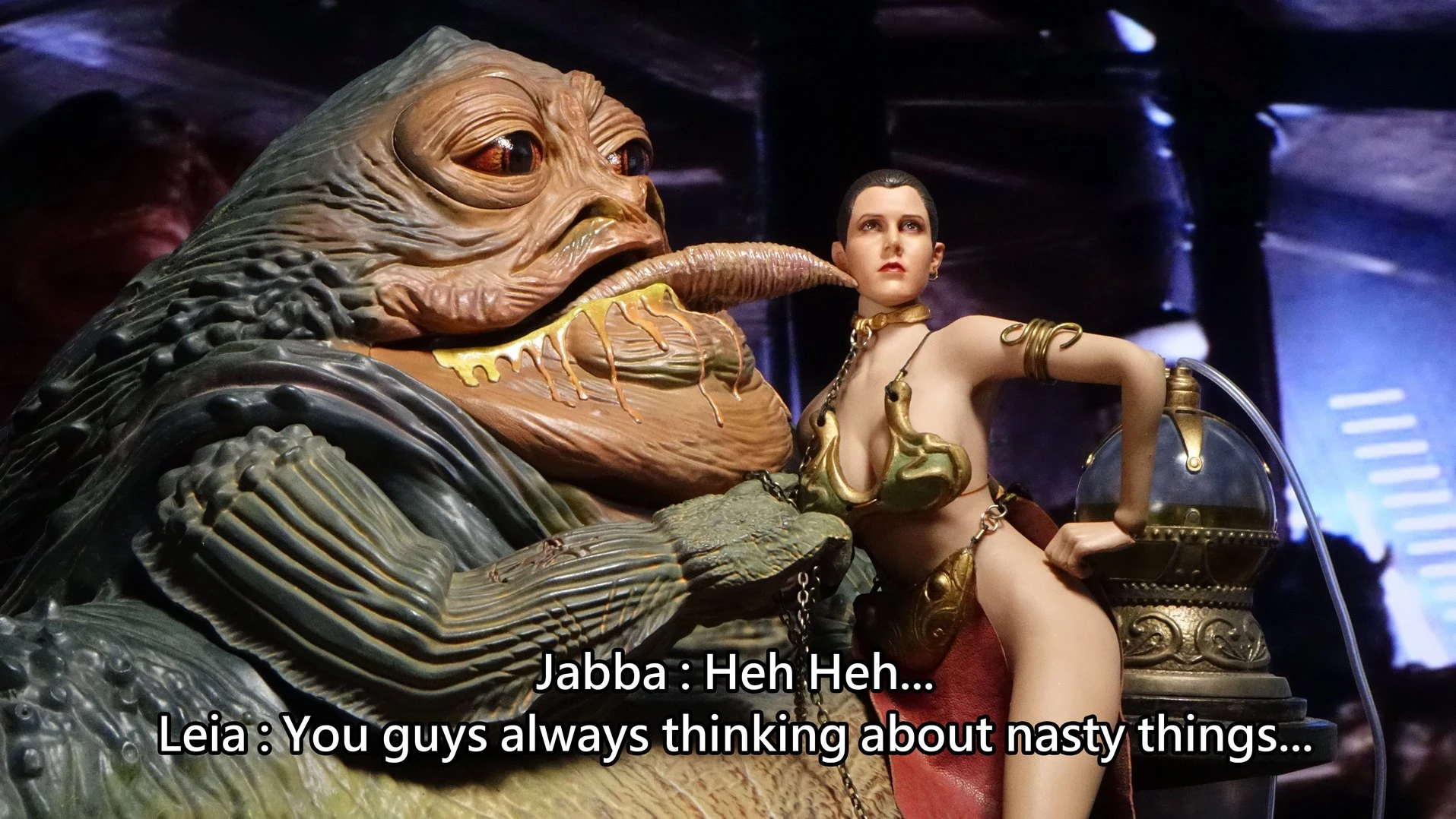 Jabba and the Princess porn comic picture 1