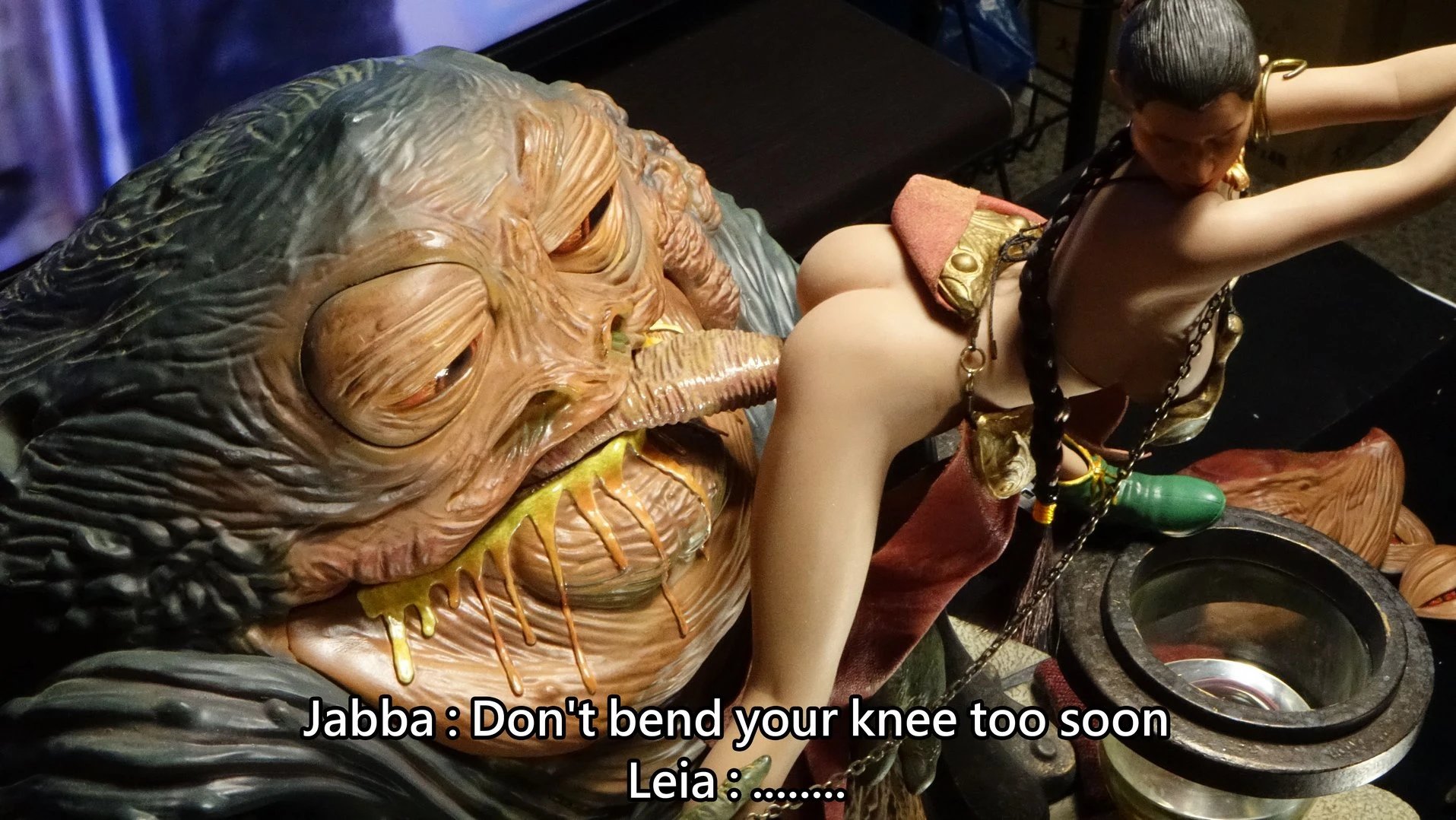 Jabba and the Princess porn comic picture 12