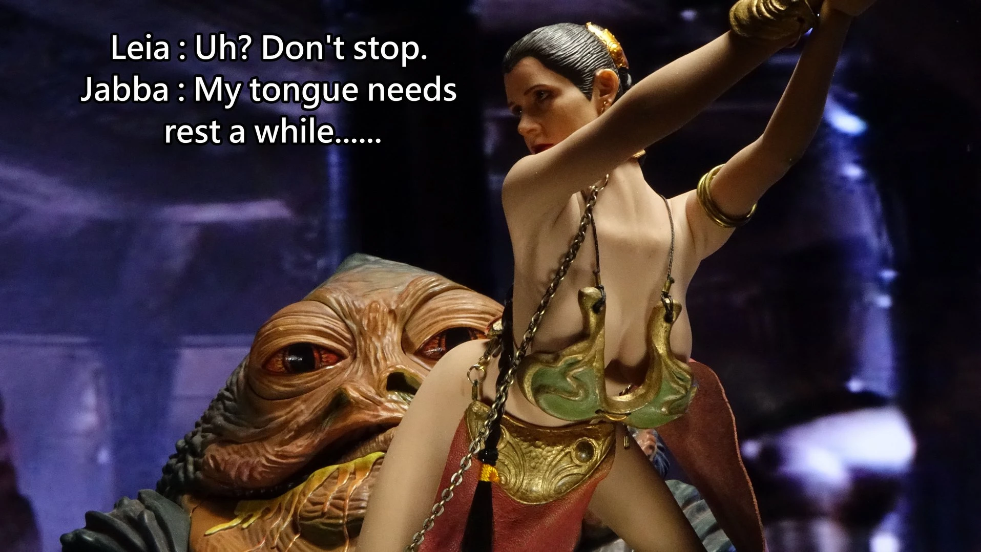 Jabba and the Princess porn comic picture 17
