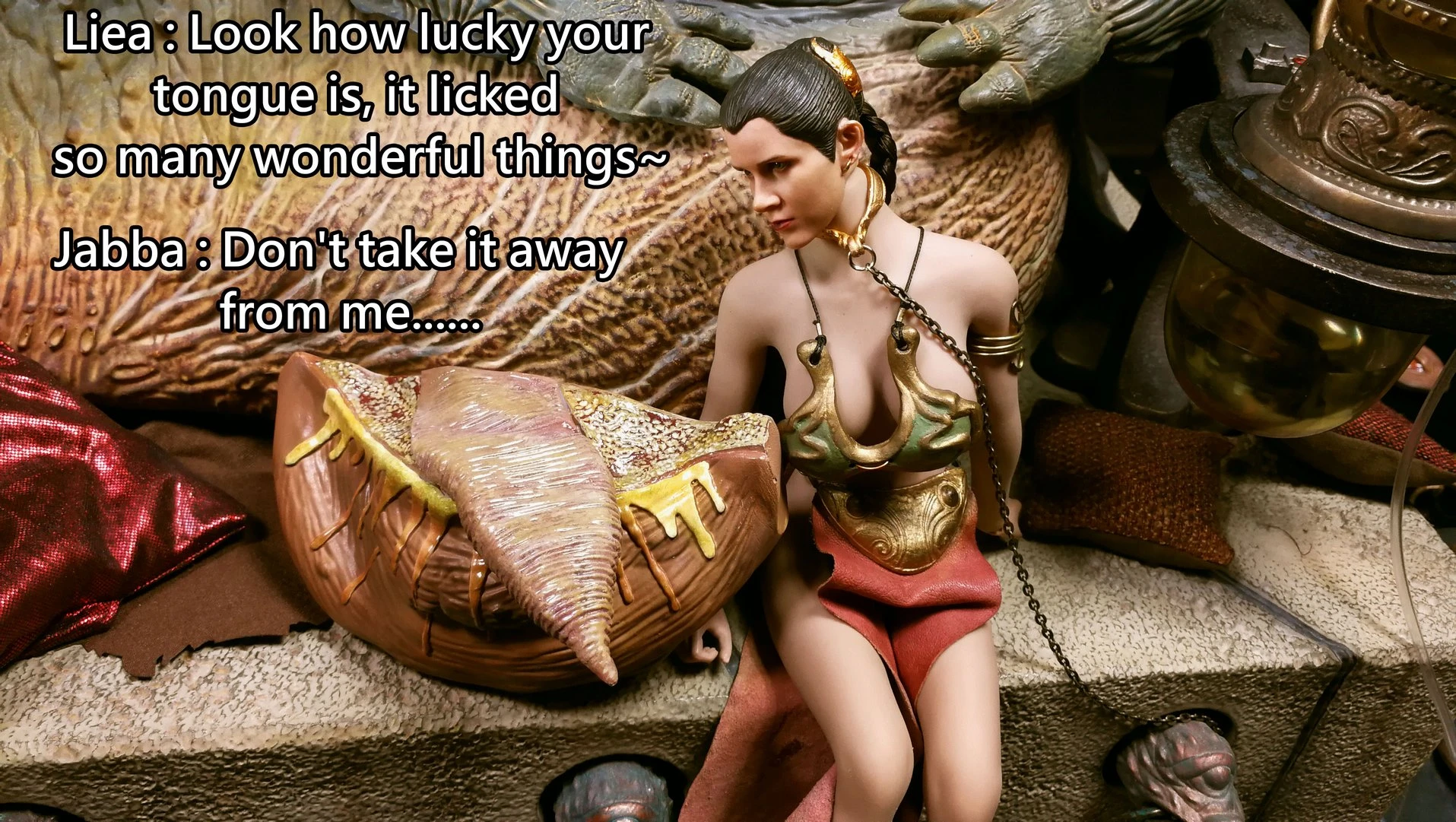 Jabba and the Princess porn comic picture 26