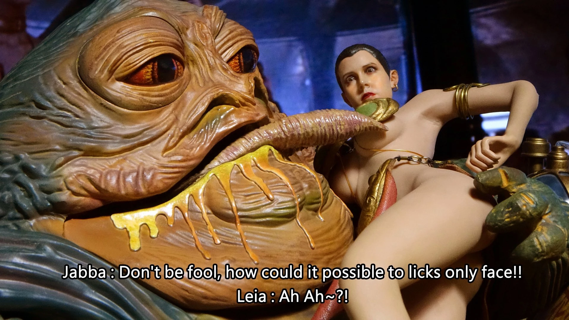 Jabba and the Princess porn comic picture 3