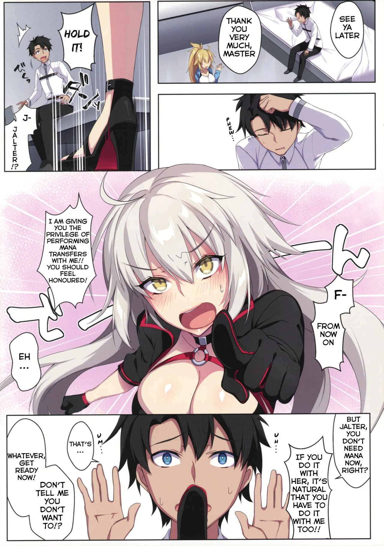 Jeanne Alter Wants to Mana Transfer!? porn comic picture 4
