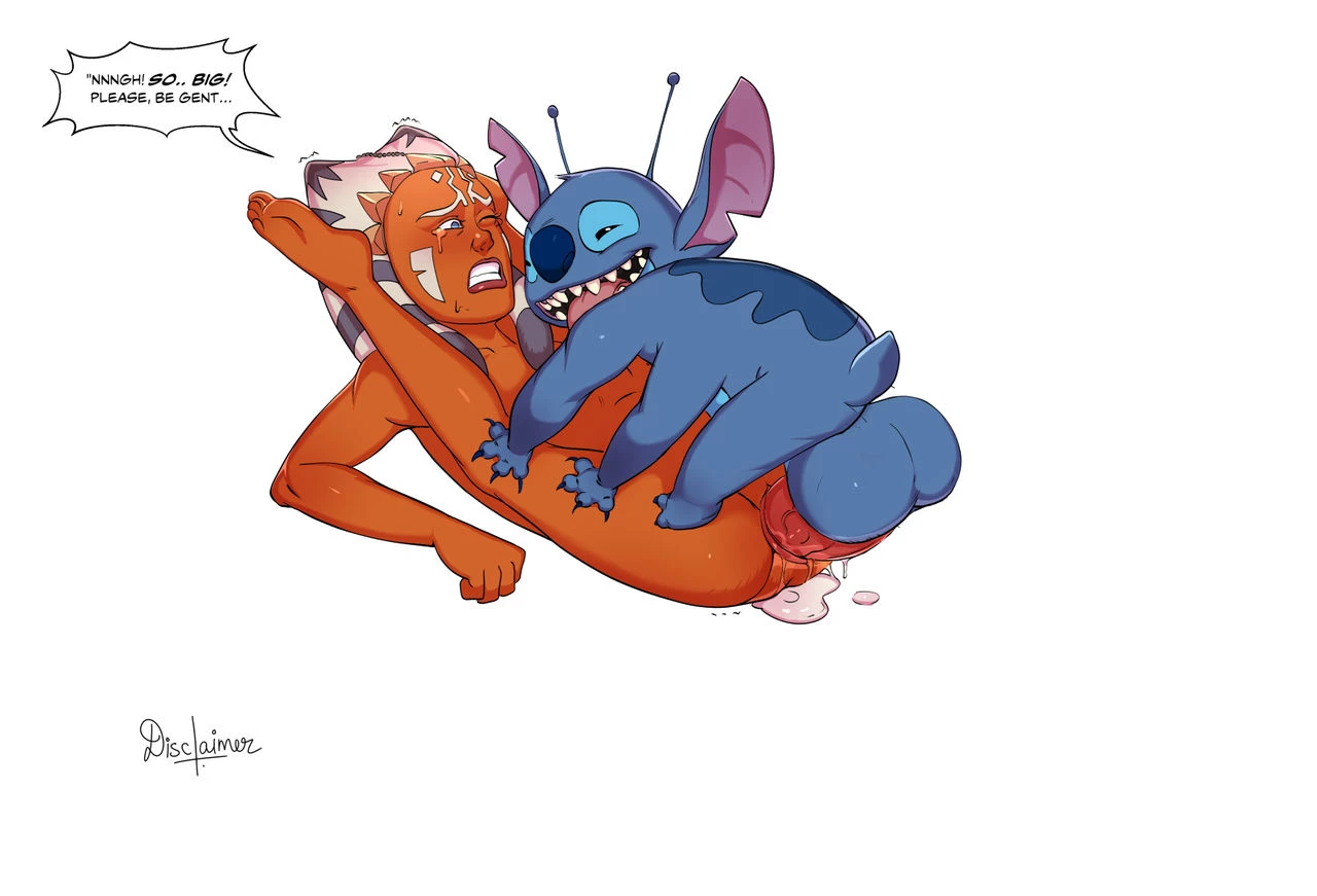Jedi Sluts: Ahsoka & Stitch porn comic picture 17
