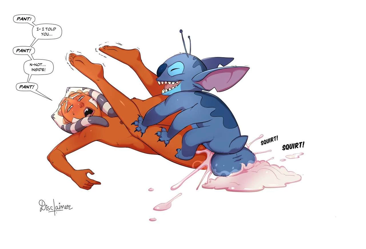 Jedi Sluts: Ahsoka & Stitch porn comic picture 19