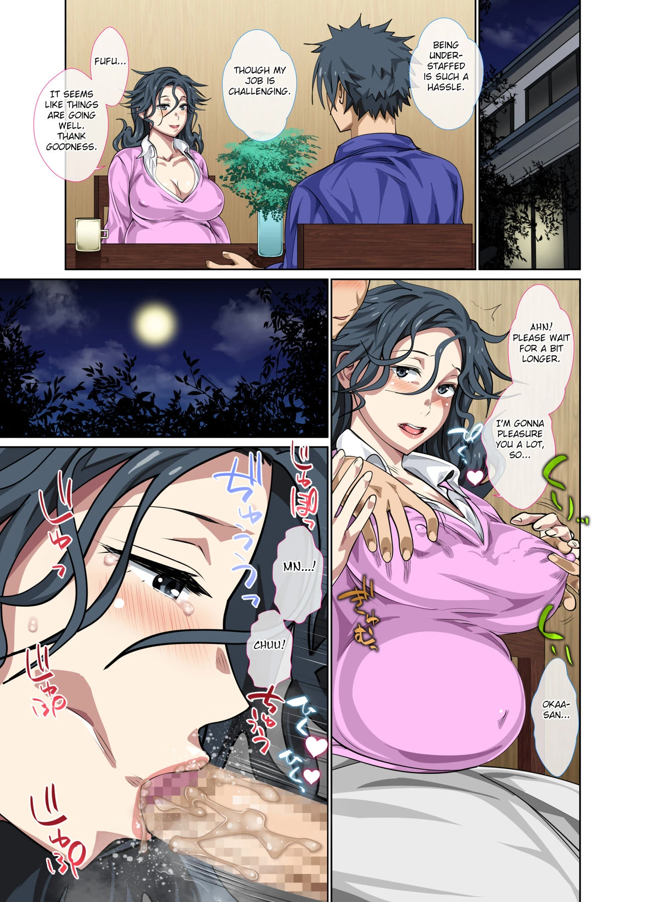 Jimi dakedo Eroi Karada Shita Okaa-san o Fuuzoku Ochi Sunzen de Sukutta Boshi Soukan porn comic picture 73