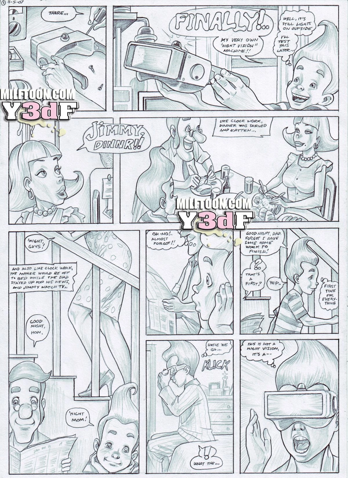 Jimmy Neutron Porn Comic - Issue 1 porn comic picture 2