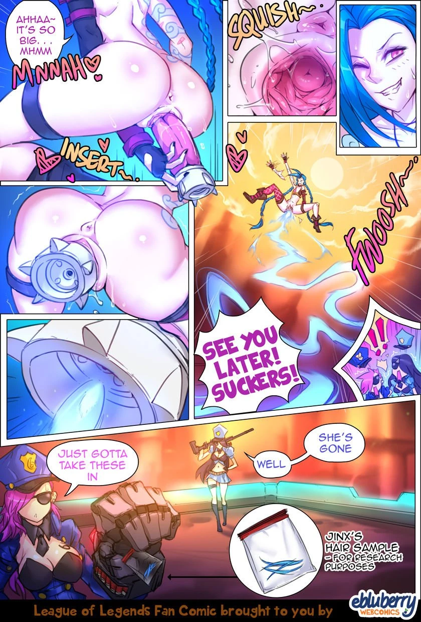 Jinx x Vi x Jinx porn comic picture 3