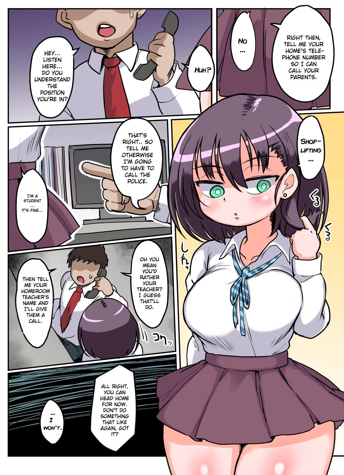 JK Hibiya-san - Ukkari Sensei no Kakitare ni Nacchaimashita. porn comic picture 2