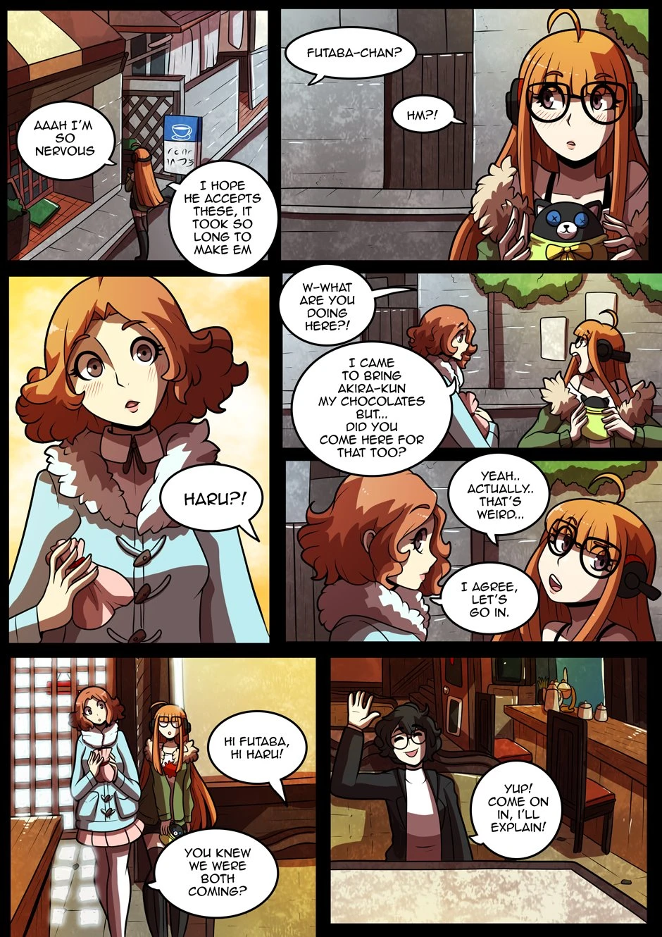 Joker/Futaba/Haru Comic porn comic picture 1