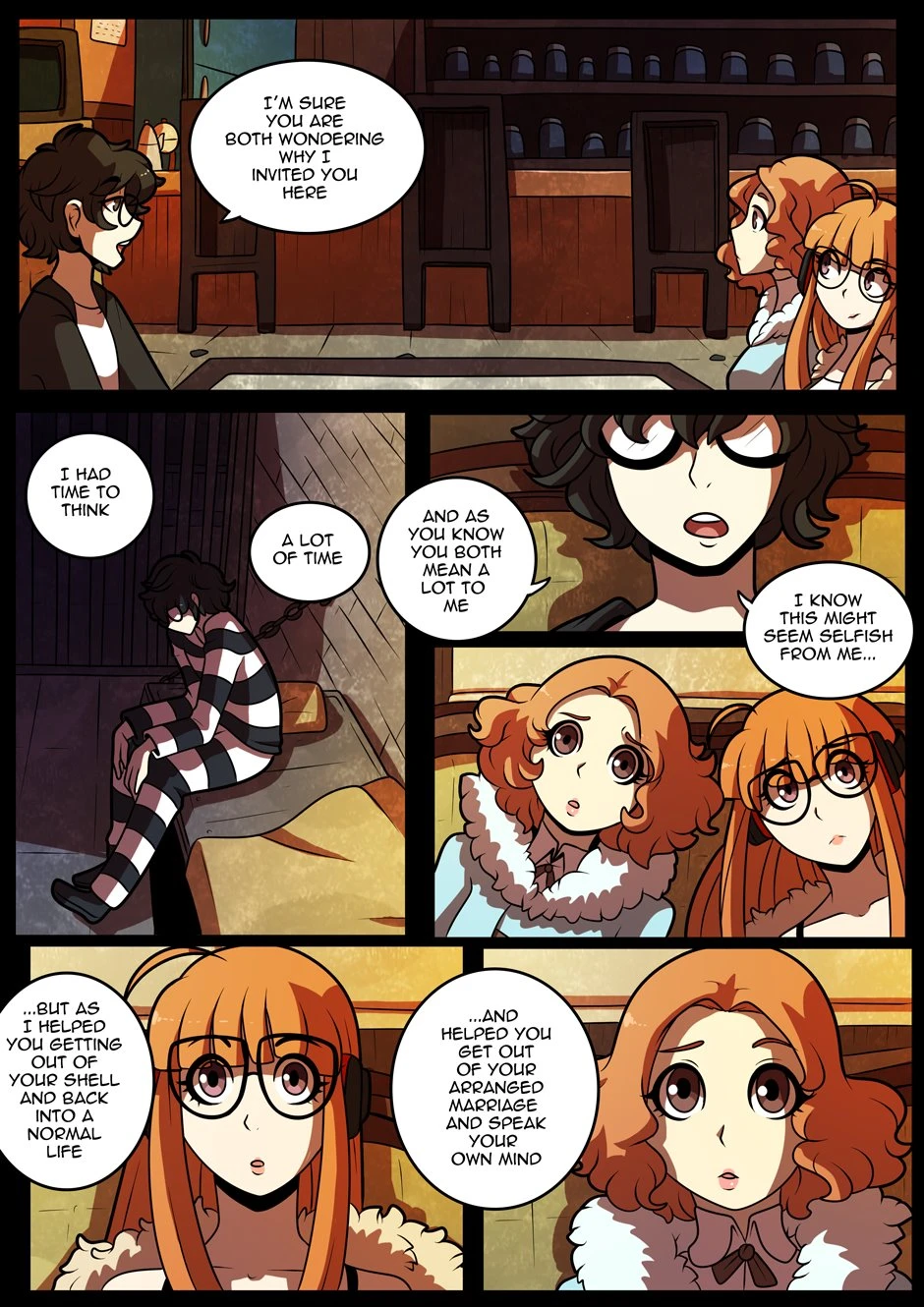 Joker/Futaba/Haru Comic porn comic picture 2