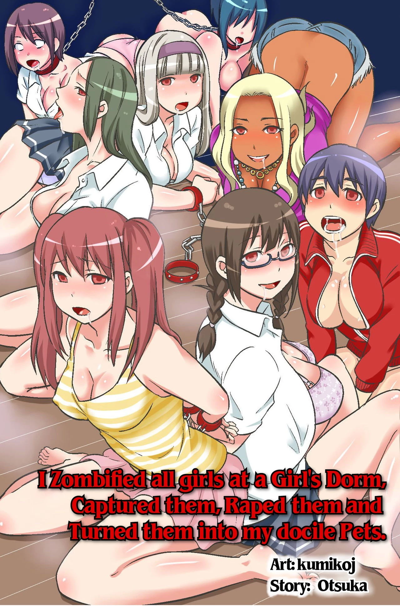 Joshiryou no Onna-tachi ga Zombie-ka shita no de Hokaku shite Okashimakutte Ore dake no Juujun Pet ni Shite mita porn comic picture 1