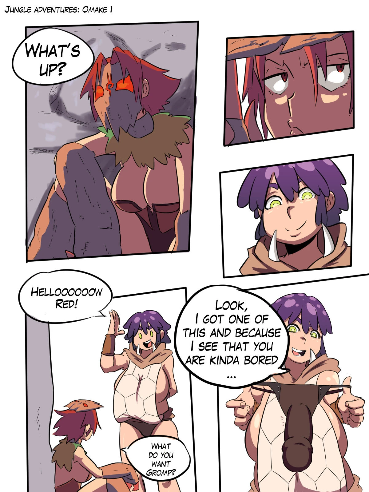 Jungle Adventures porn comic picture 12