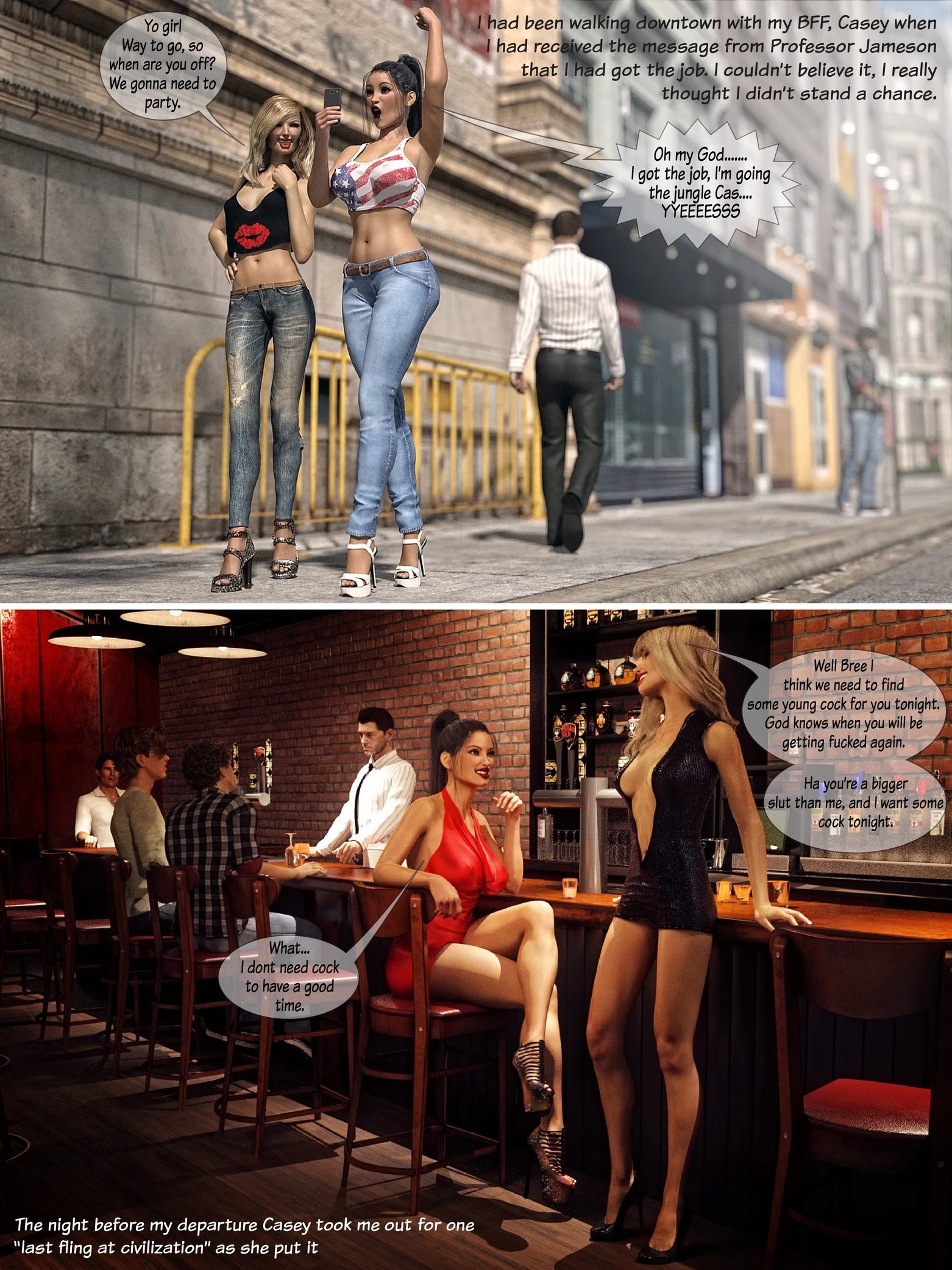 Jungle Fever porn comic picture 3